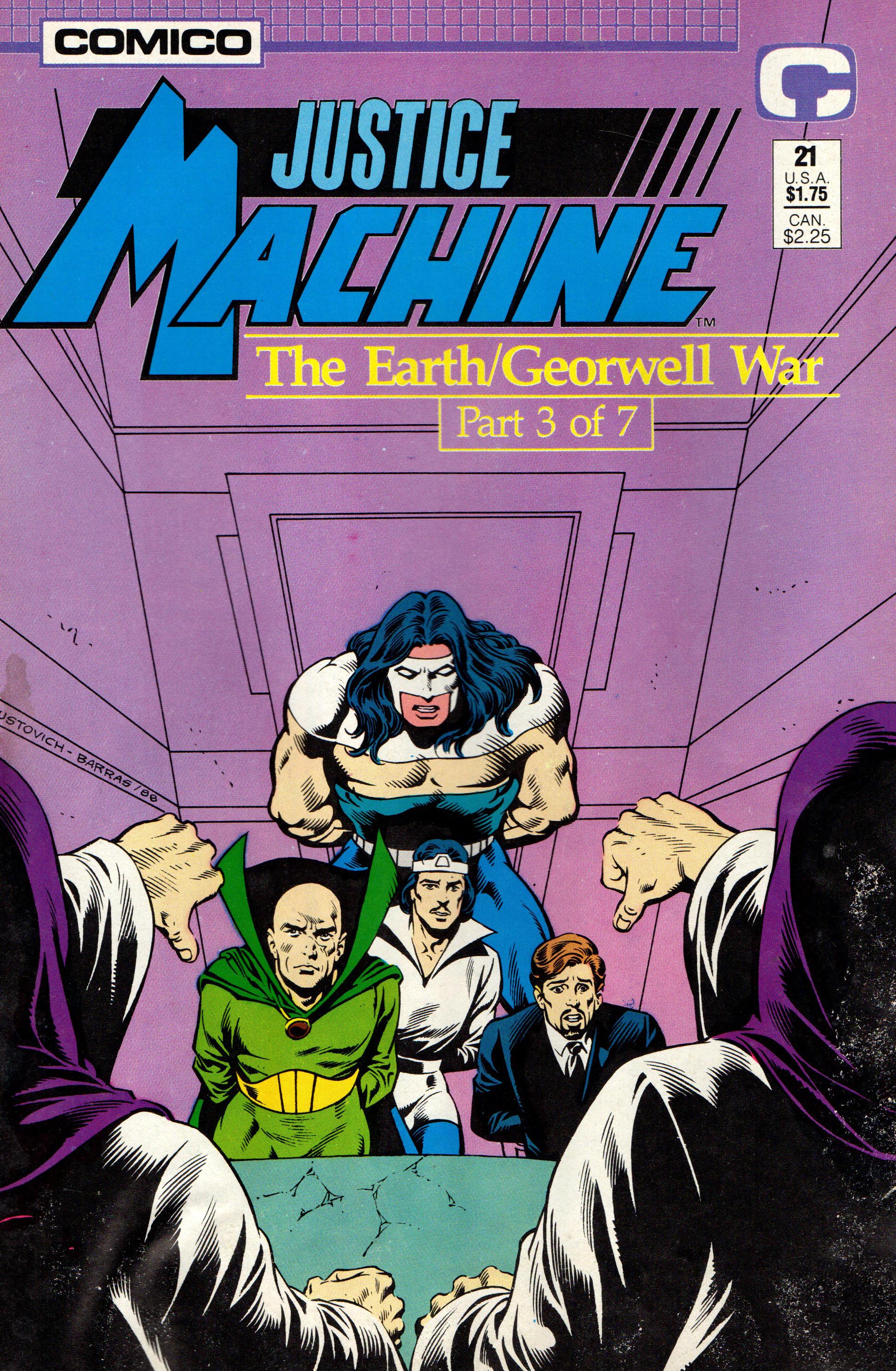 Read online Justice Machine comic -  Issue #21 - 1