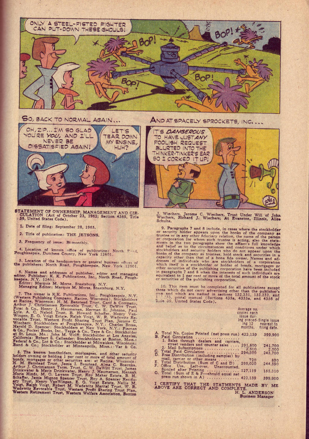 Read online The Jetsons (1963) comic -  Issue #20 - 25