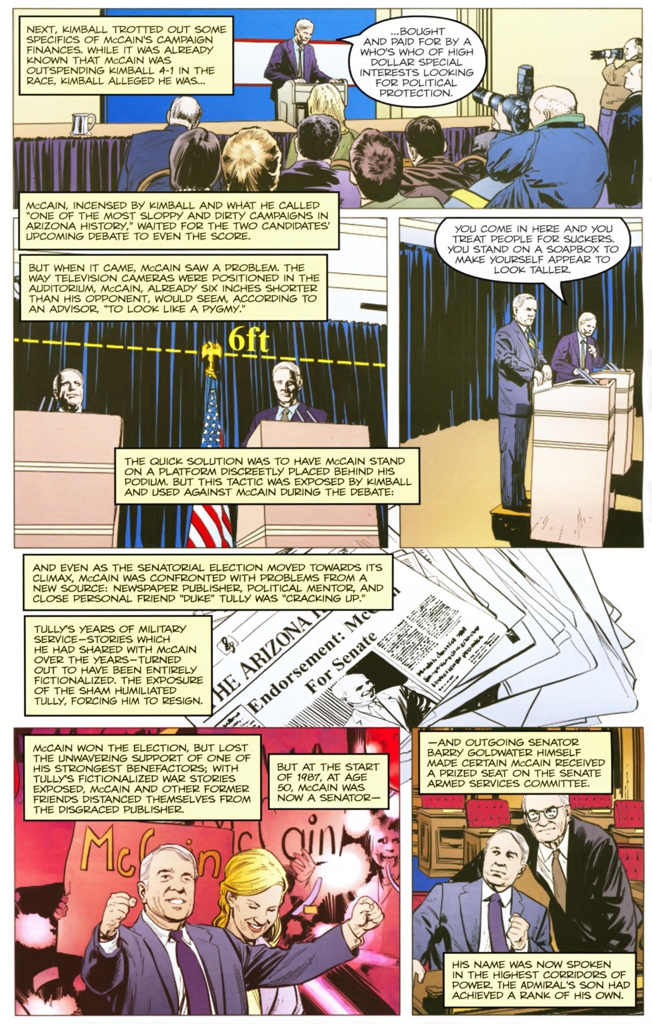 Read online Presidential Material: John McCain comic -  Issue # Full - 21