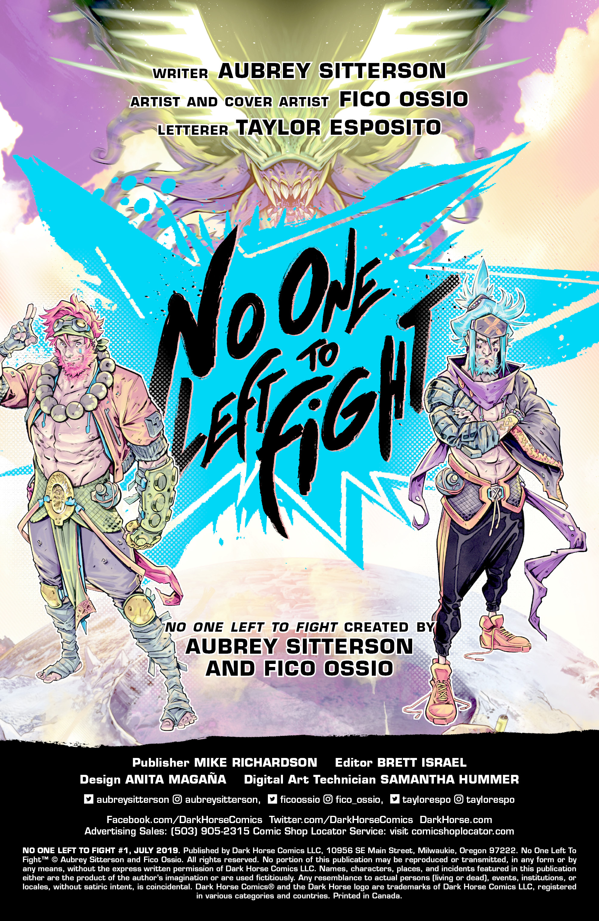 Read online No One Left To Fight comic -  Issue #1 - 2
