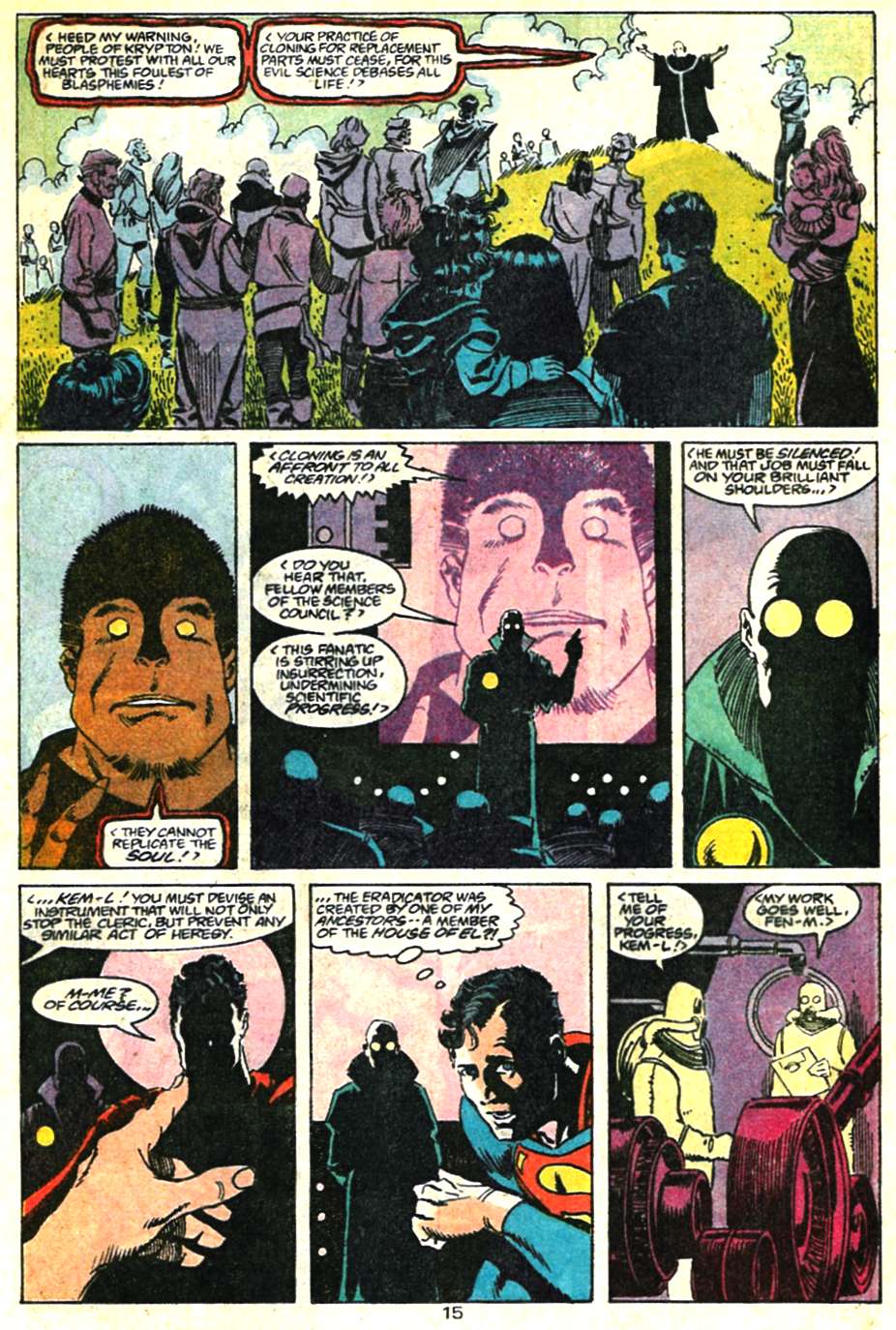 Read online Adventures of Superman (1987) comic -  Issue #460 - 16