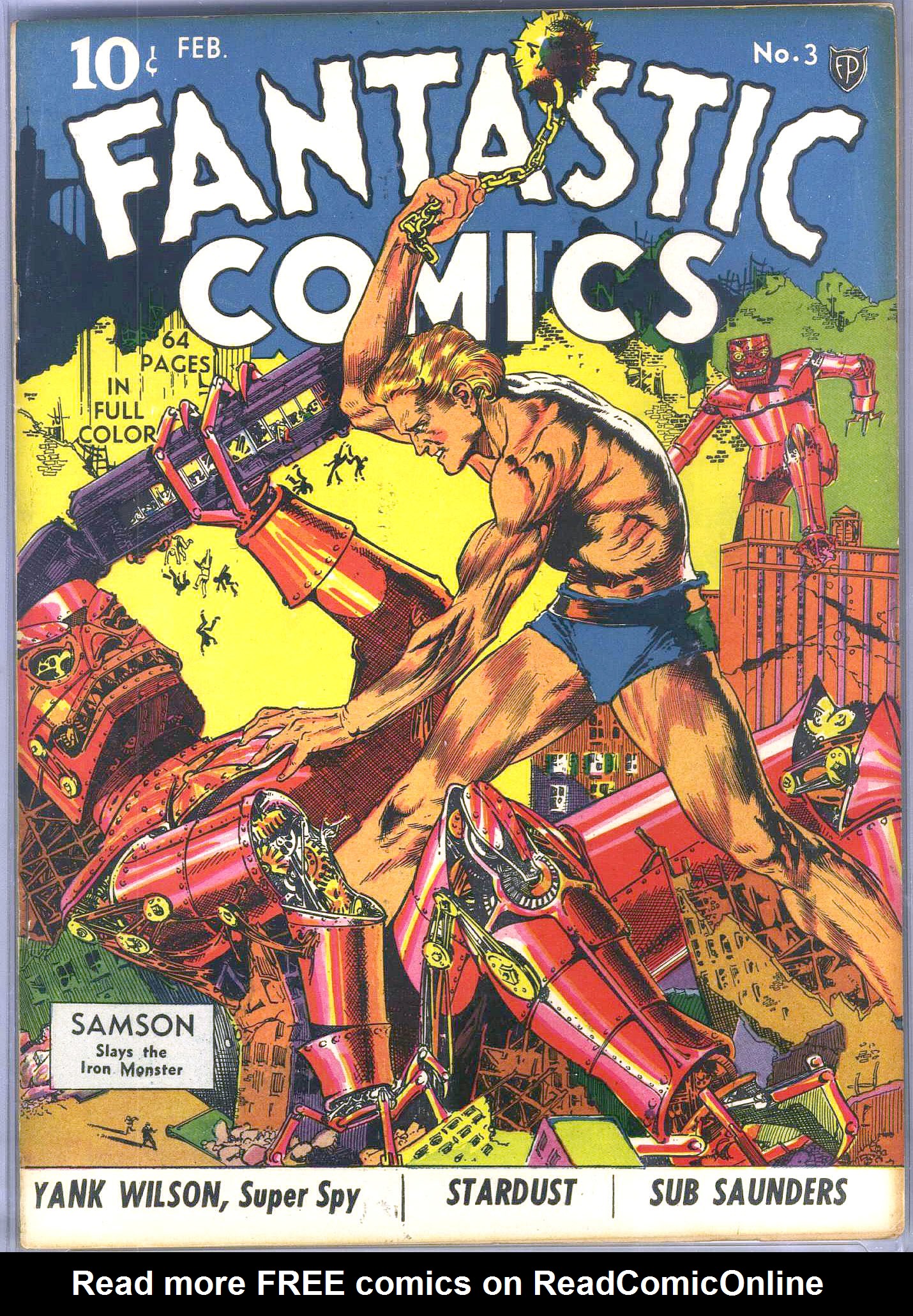 Read online Fantastic Comics comic -  Issue #3 - 2