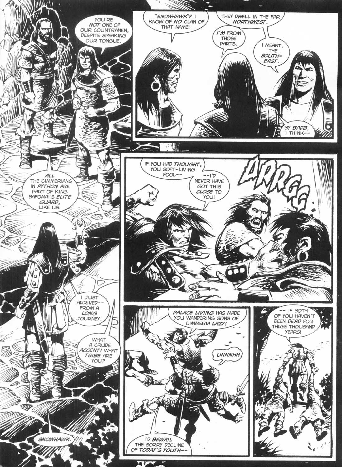 Read online The Savage Sword Of Conan comic -  Issue #230 - 4