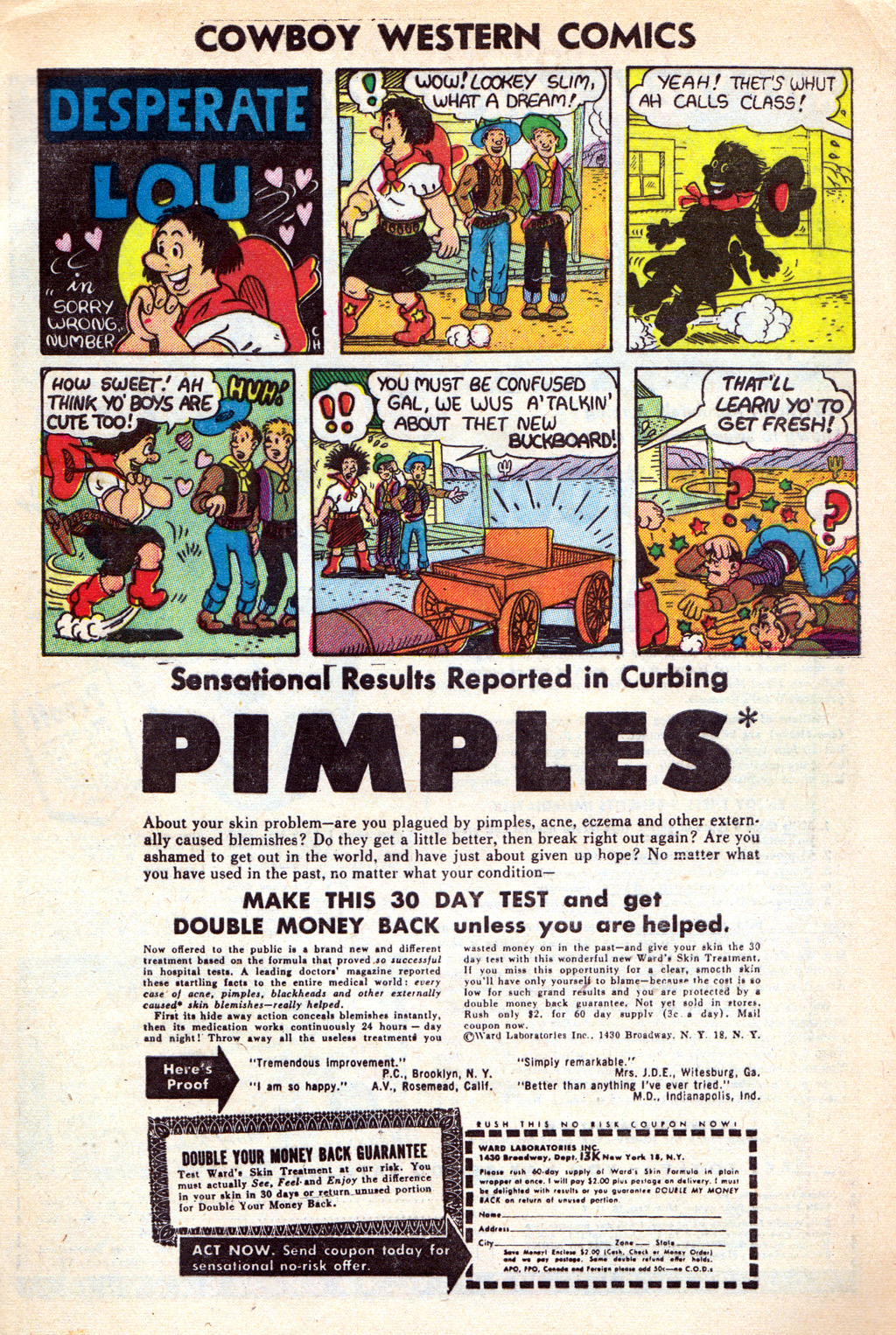 Read online Cowboy Western Comics (1948) comic -  Issue #35 - 33