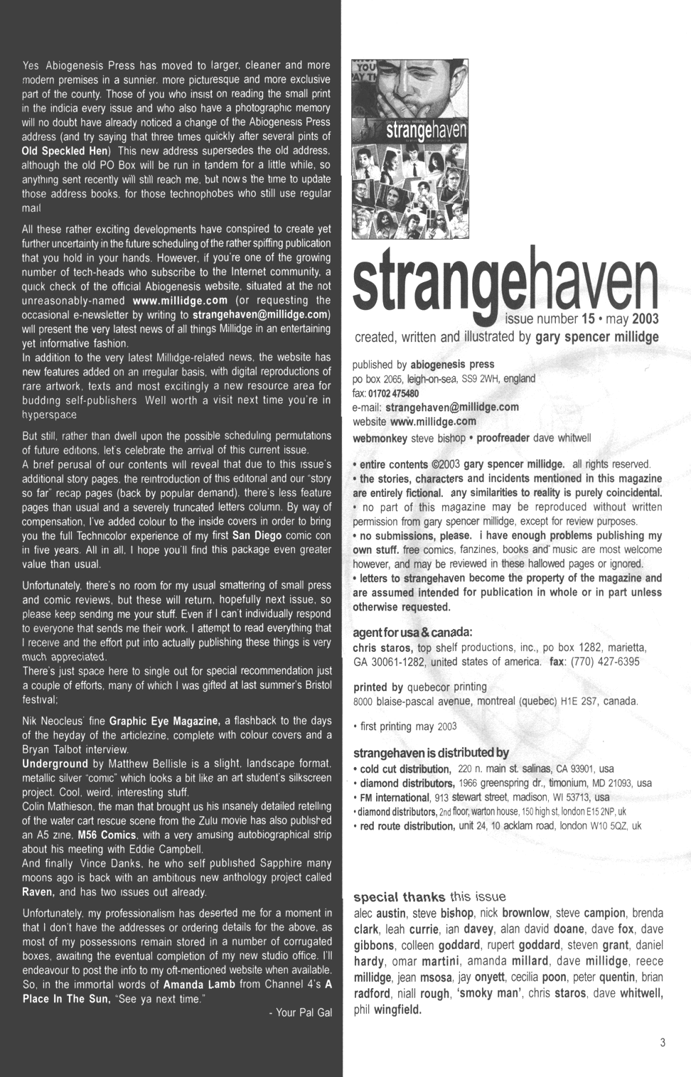 Read online Strangehaven comic -  Issue #15 - 3