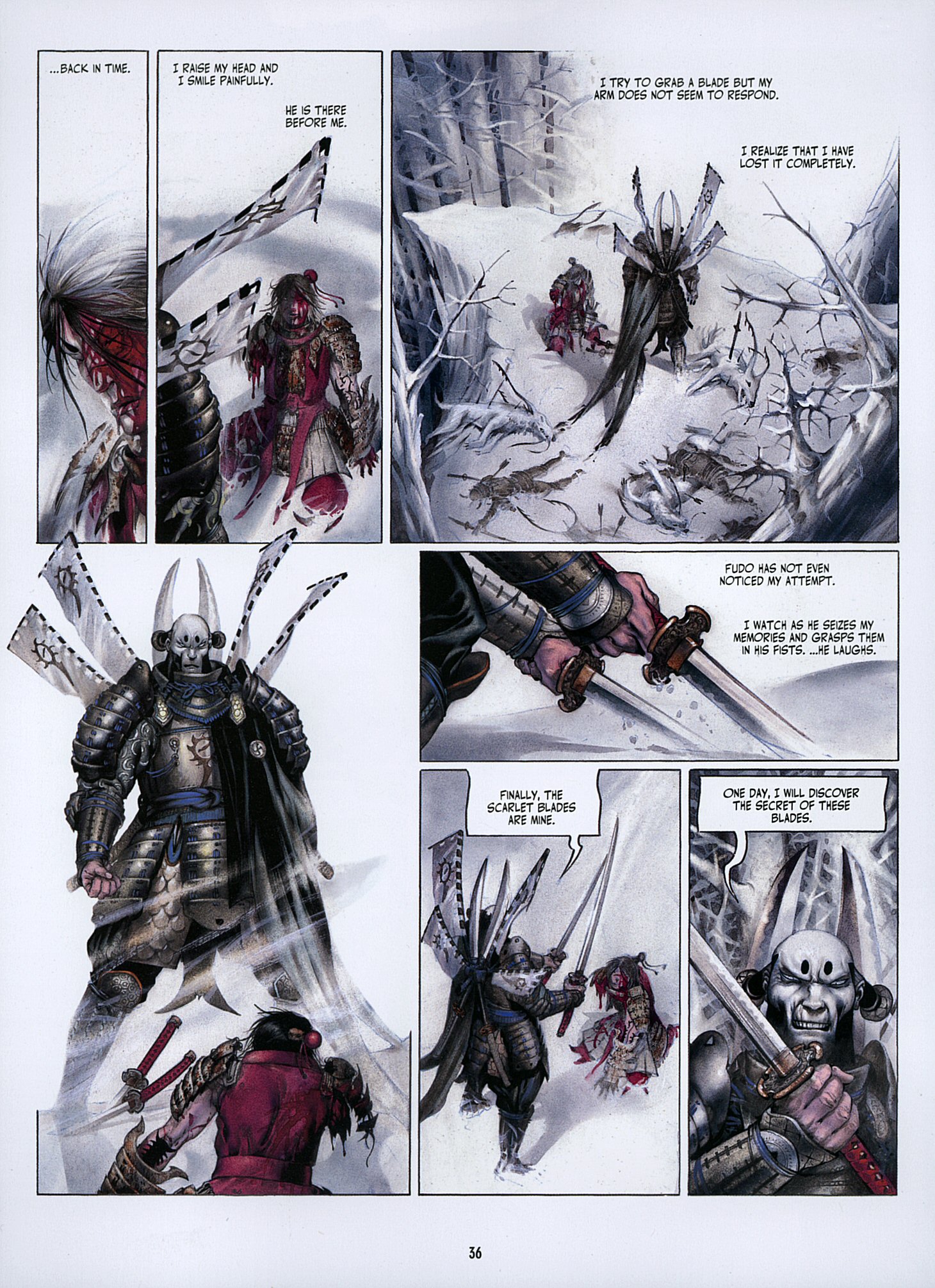Read online Legend of the Scarlet Blades comic -  Issue # TPB - 37