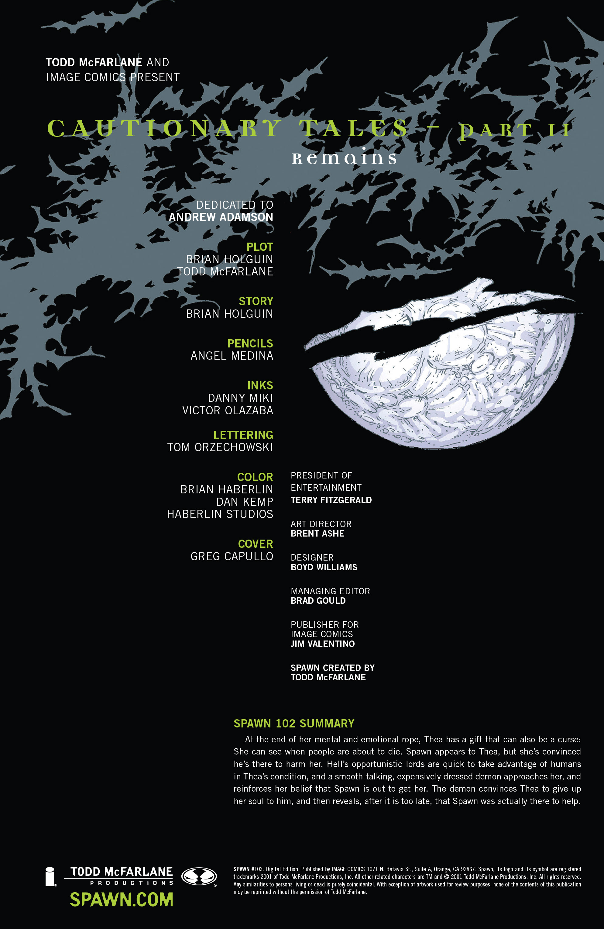 Read online Spawn comic -  Issue #103 - 2