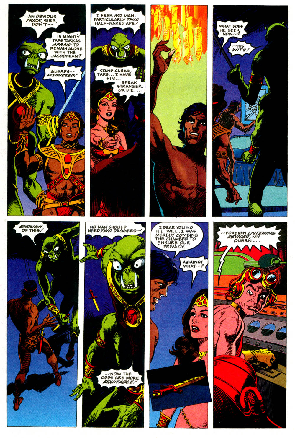 Read online Tarzan/John Carter: Warlords of Mars comic -  Issue #3 - 4