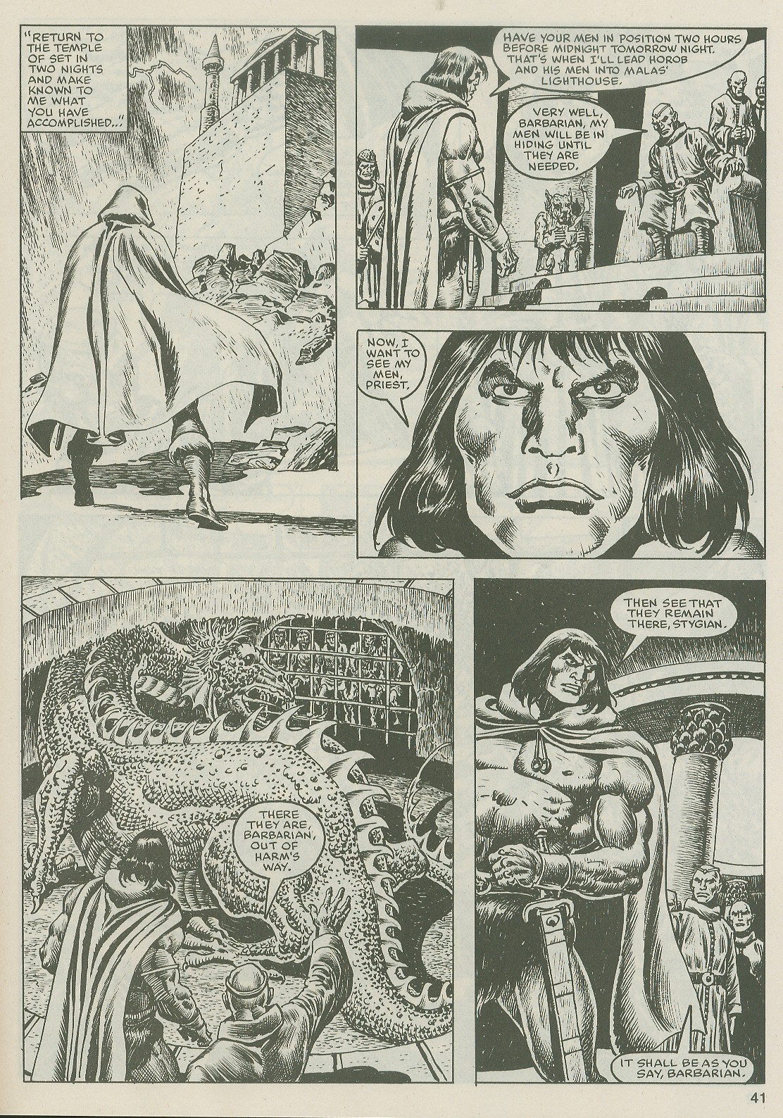 Read online The Savage Sword Of Conan comic -  Issue #122 - 41