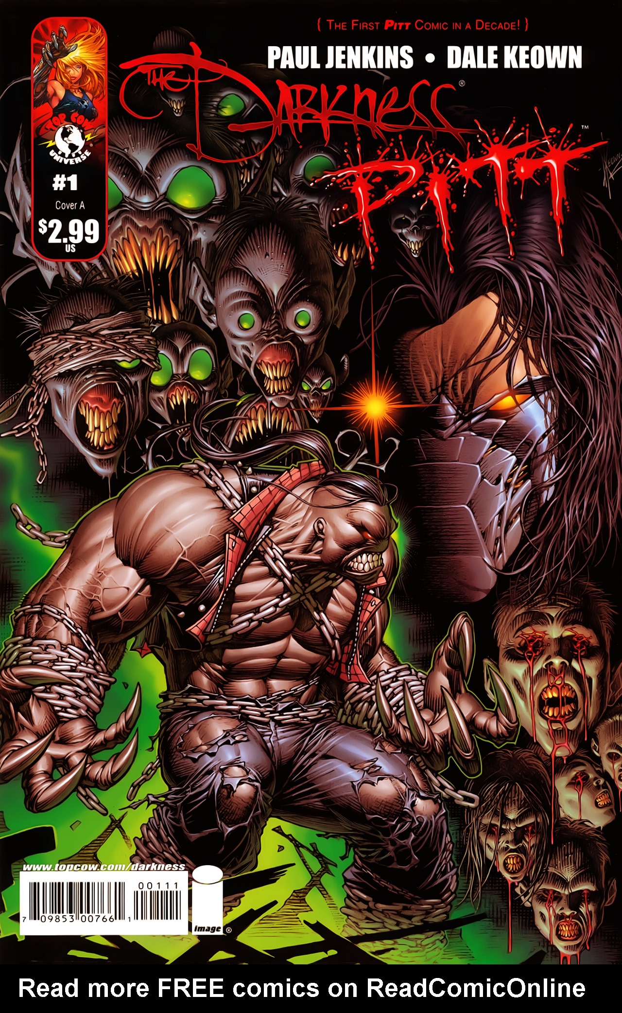 Read online The Darkness/Pitt comic -  Issue #1 - 1