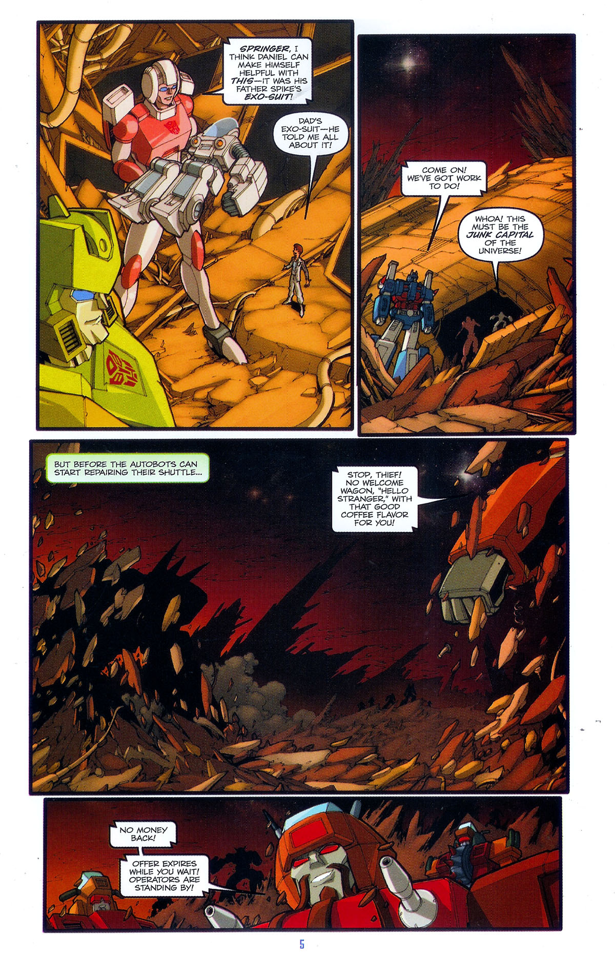 Read online The Transformers: The Animated Movie comic -  Issue #3 - 7