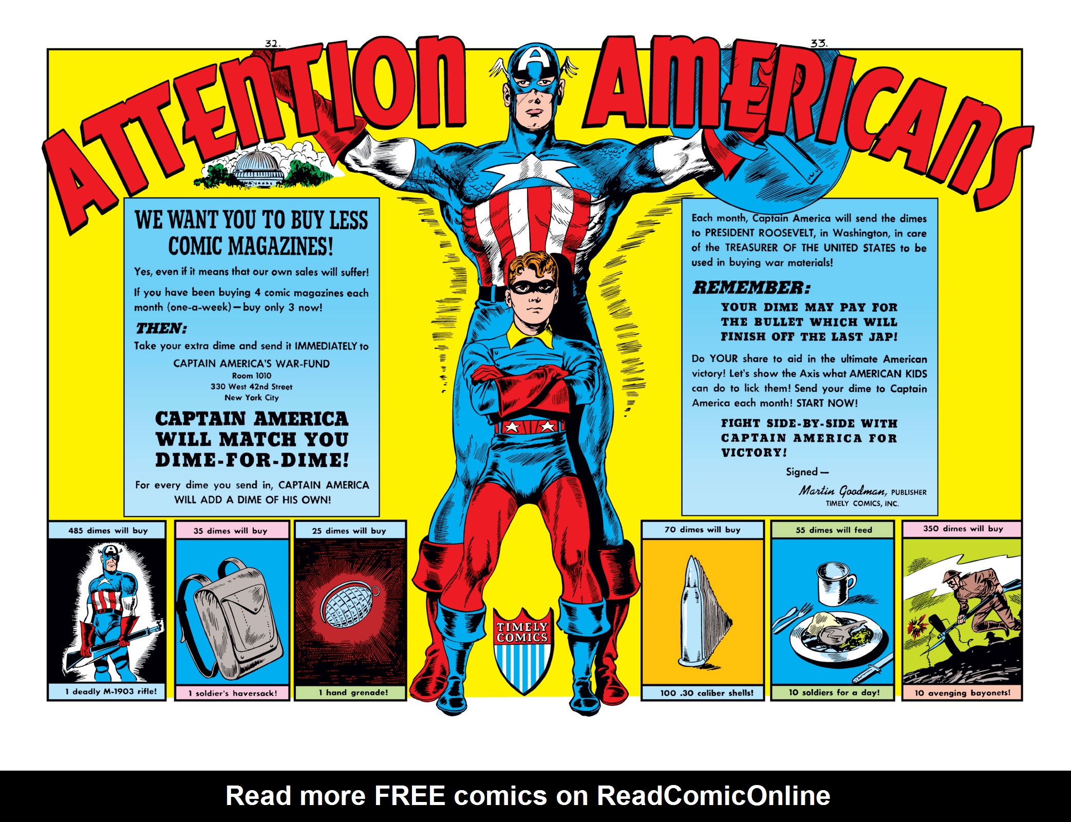 Read online Captain America Comics comic -  Issue #15 - 34