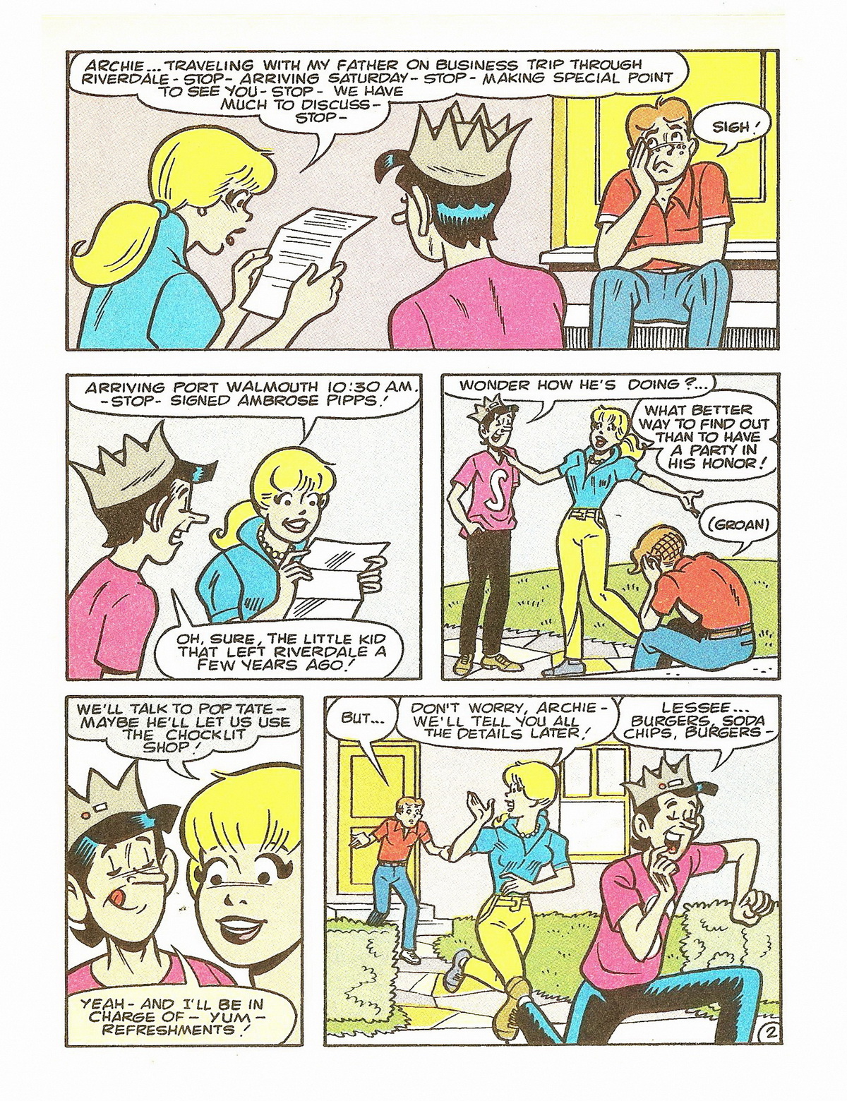 Read online Archie's Pals 'n' Gals Double Digest Magazine comic -  Issue #20 - 139