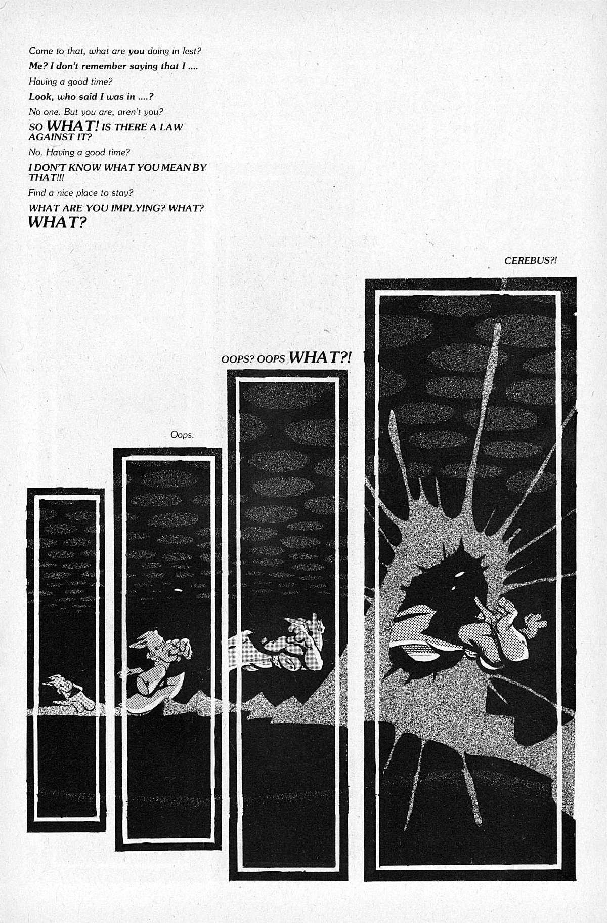 Read online Cerebus comic -  Issue #28 - 17