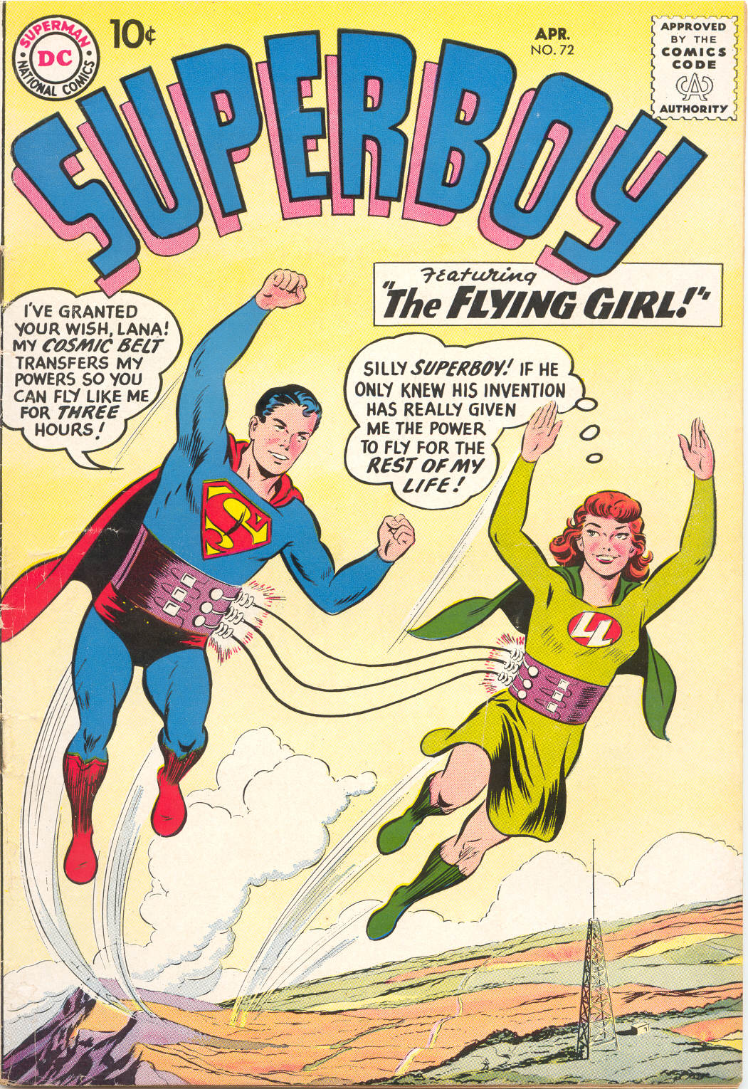 Read online Superboy (1949) comic -  Issue #72 - 1
