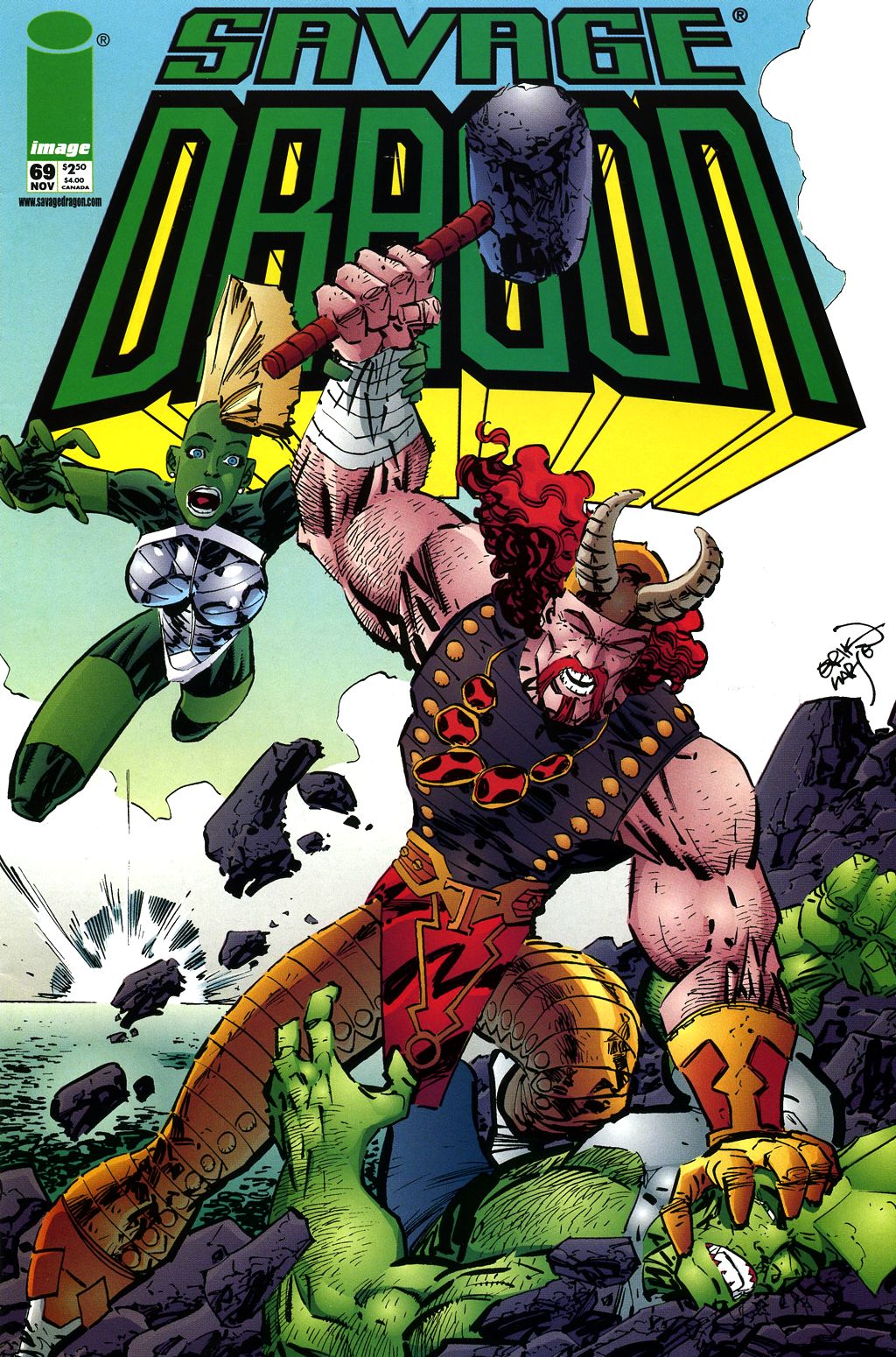 Read online The Savage Dragon (1993) comic -  Issue #69 - 1
