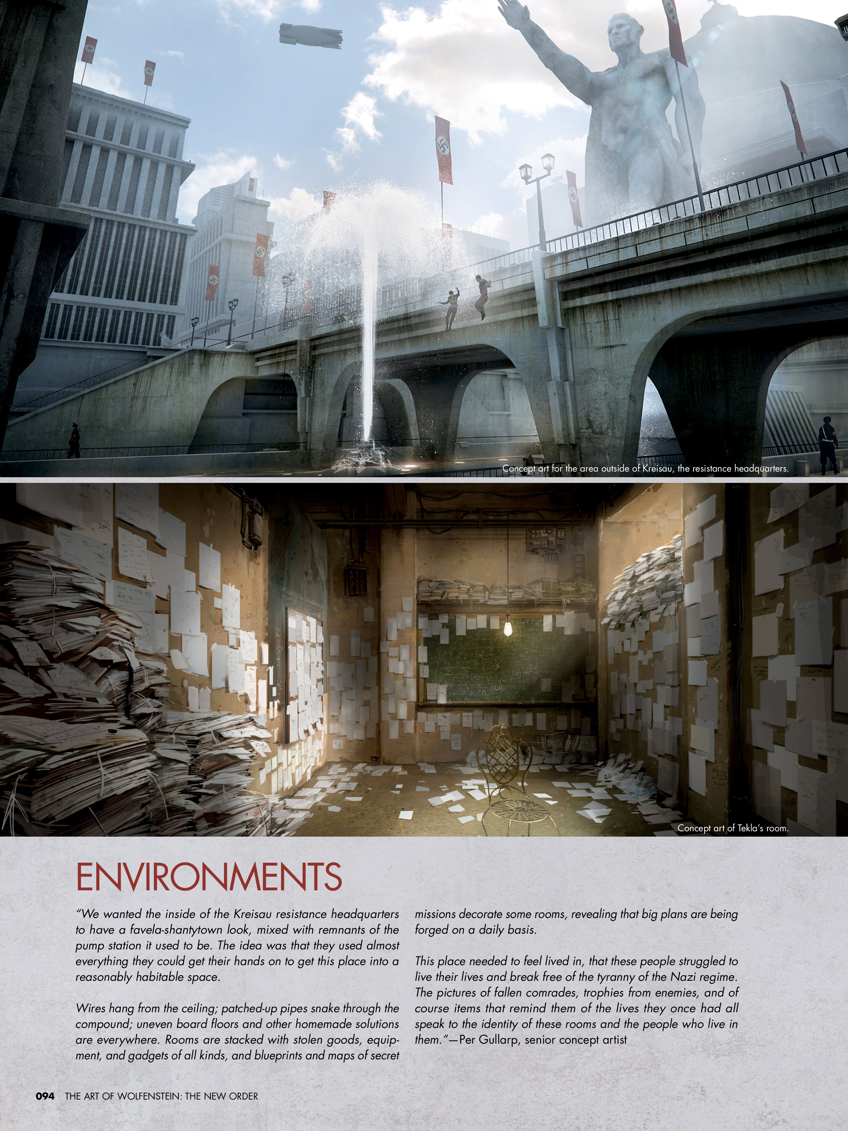 Read online The Art of Wolfenstein: The New Order comic -  Issue # TPB (Part 1) - 88