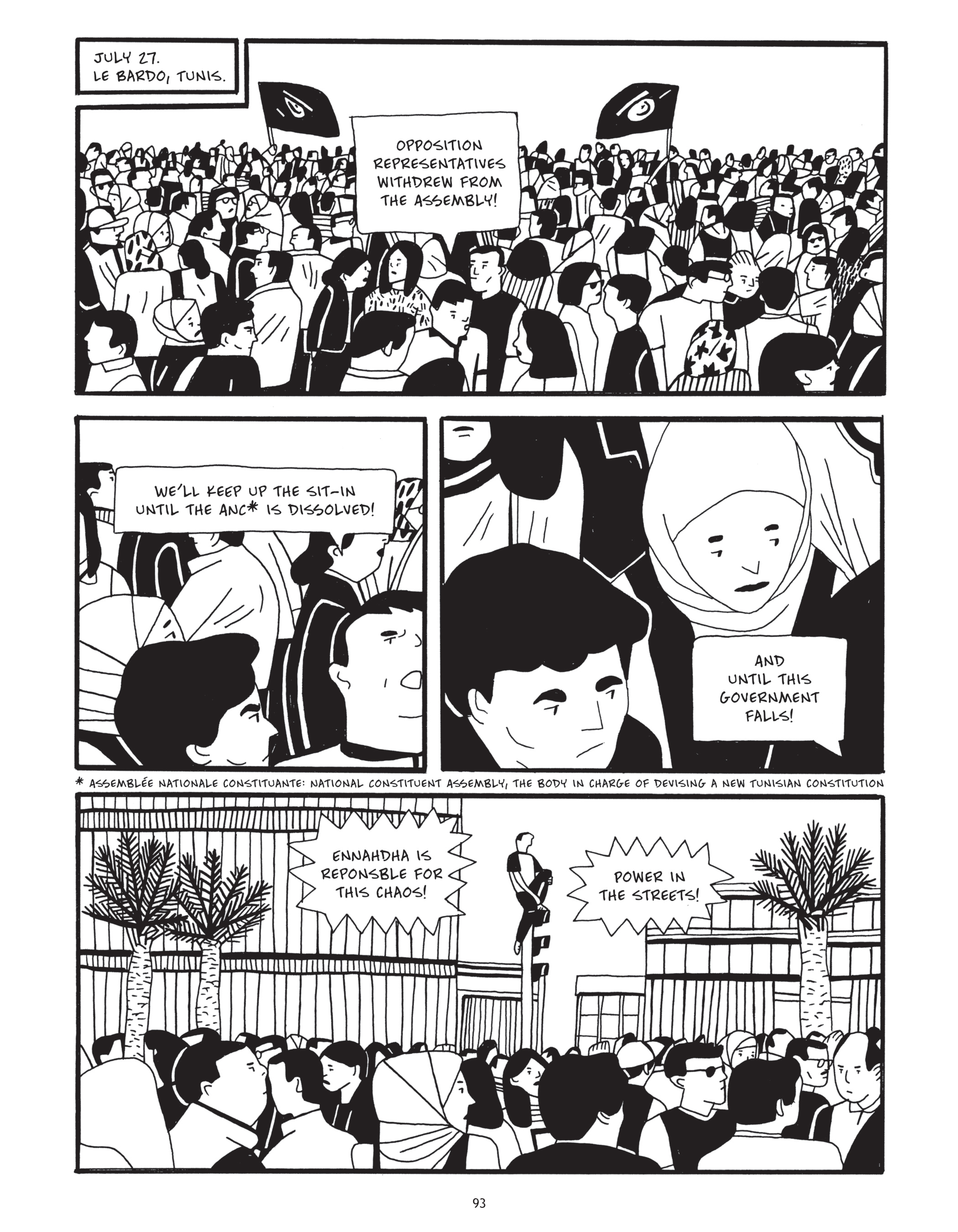 Read online After the Spring: A Story of Tunisian Youth comic -  Issue # TPB - 93