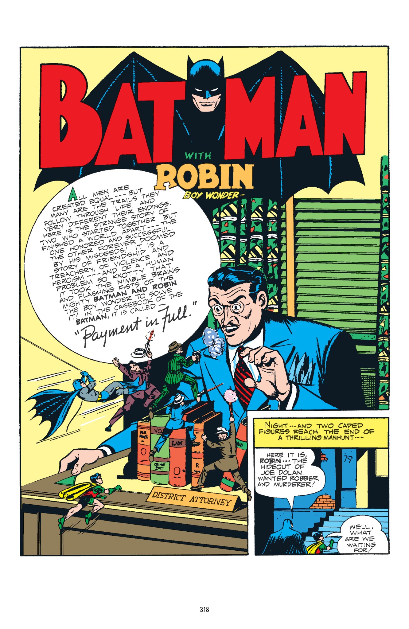 Read online Batman: The Golden Age Omnibus comic -  Issue # TPB 3 - 318