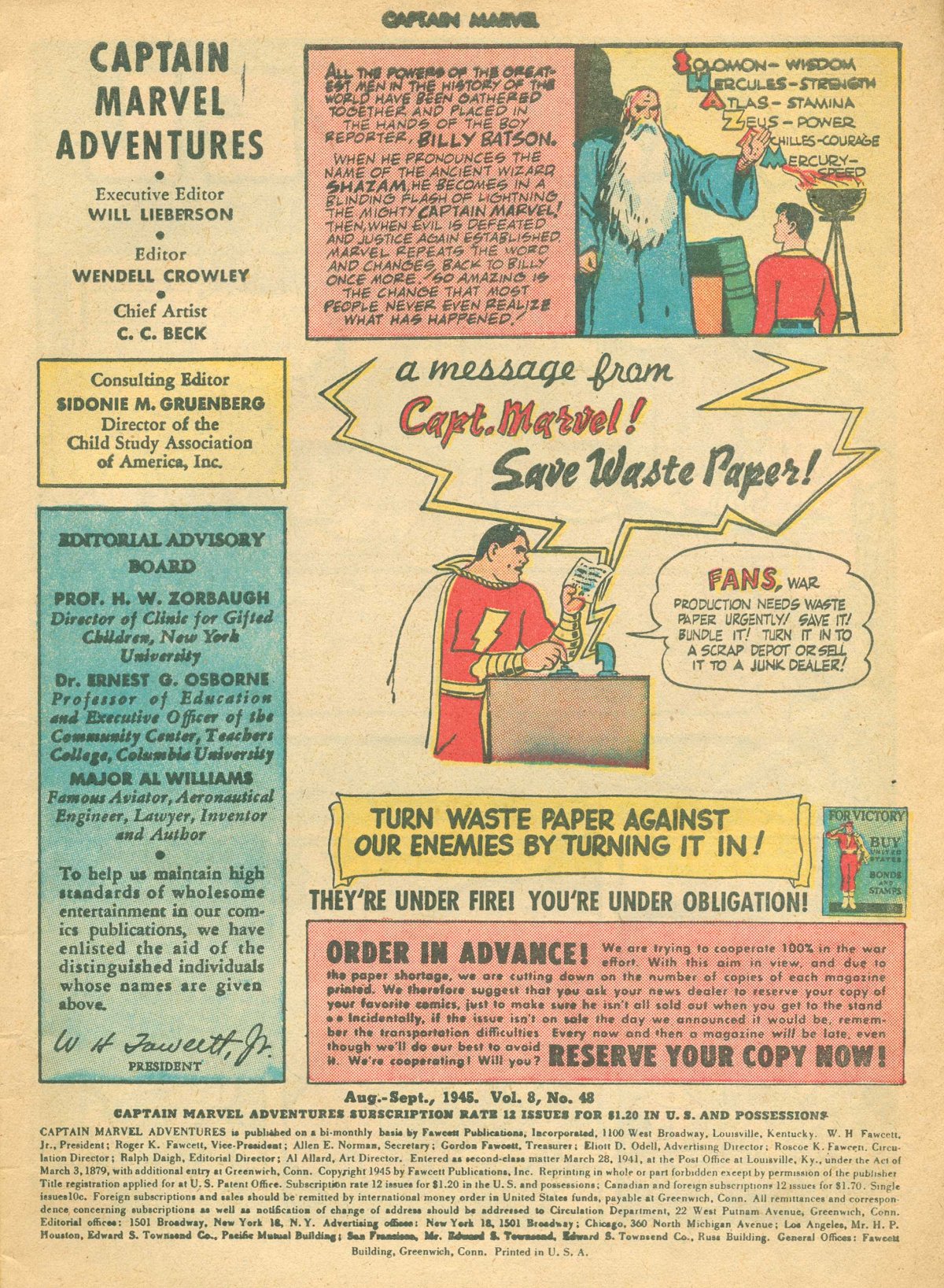 Read online Captain Marvel Adventures comic -  Issue #48 - 3