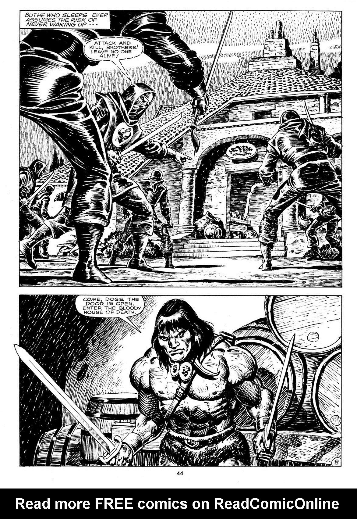 Read online The Savage Sword Of Conan comic -  Issue #211 - 42