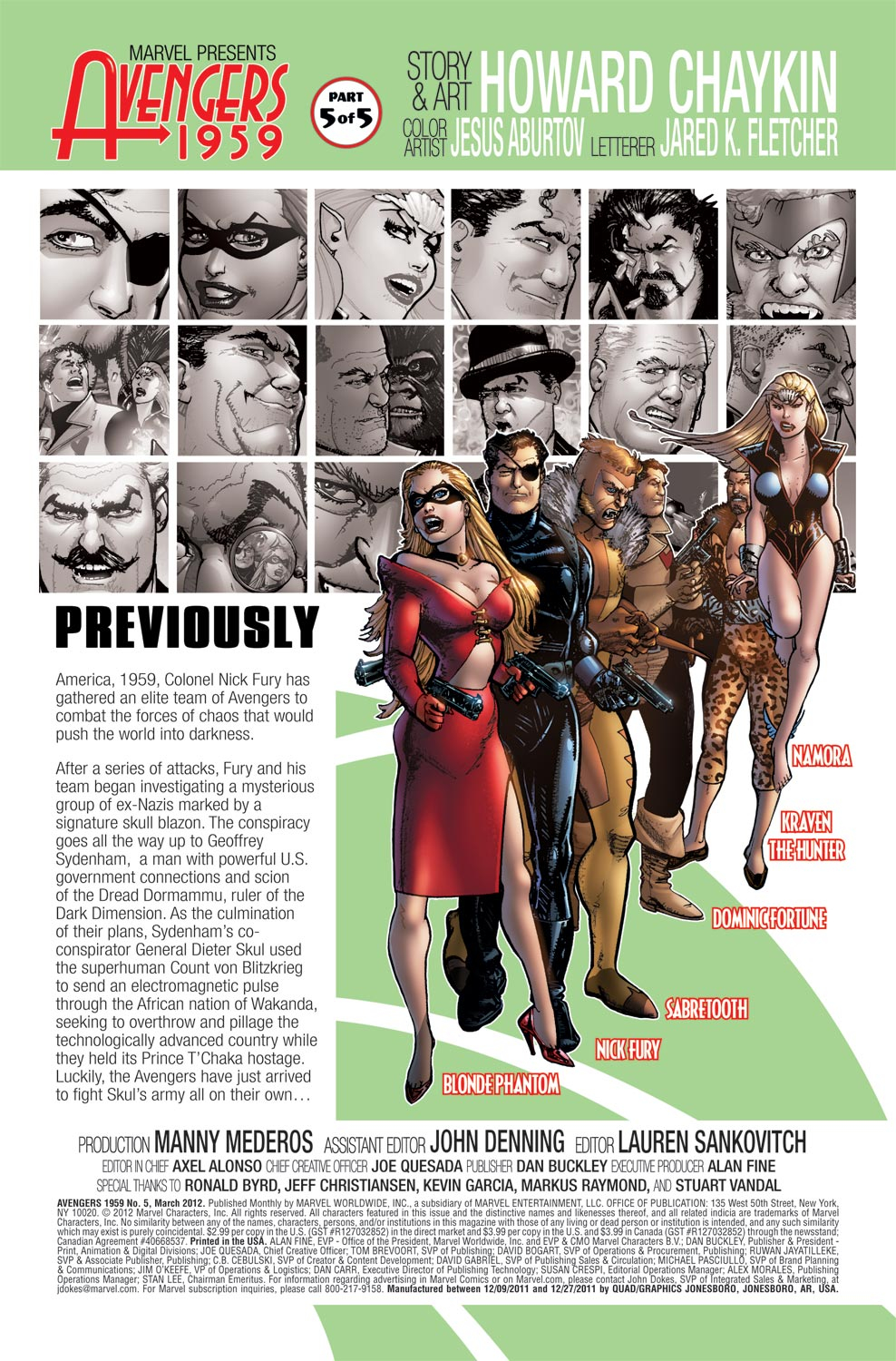 Read online Avengers 1959 comic -  Issue #5 - 2