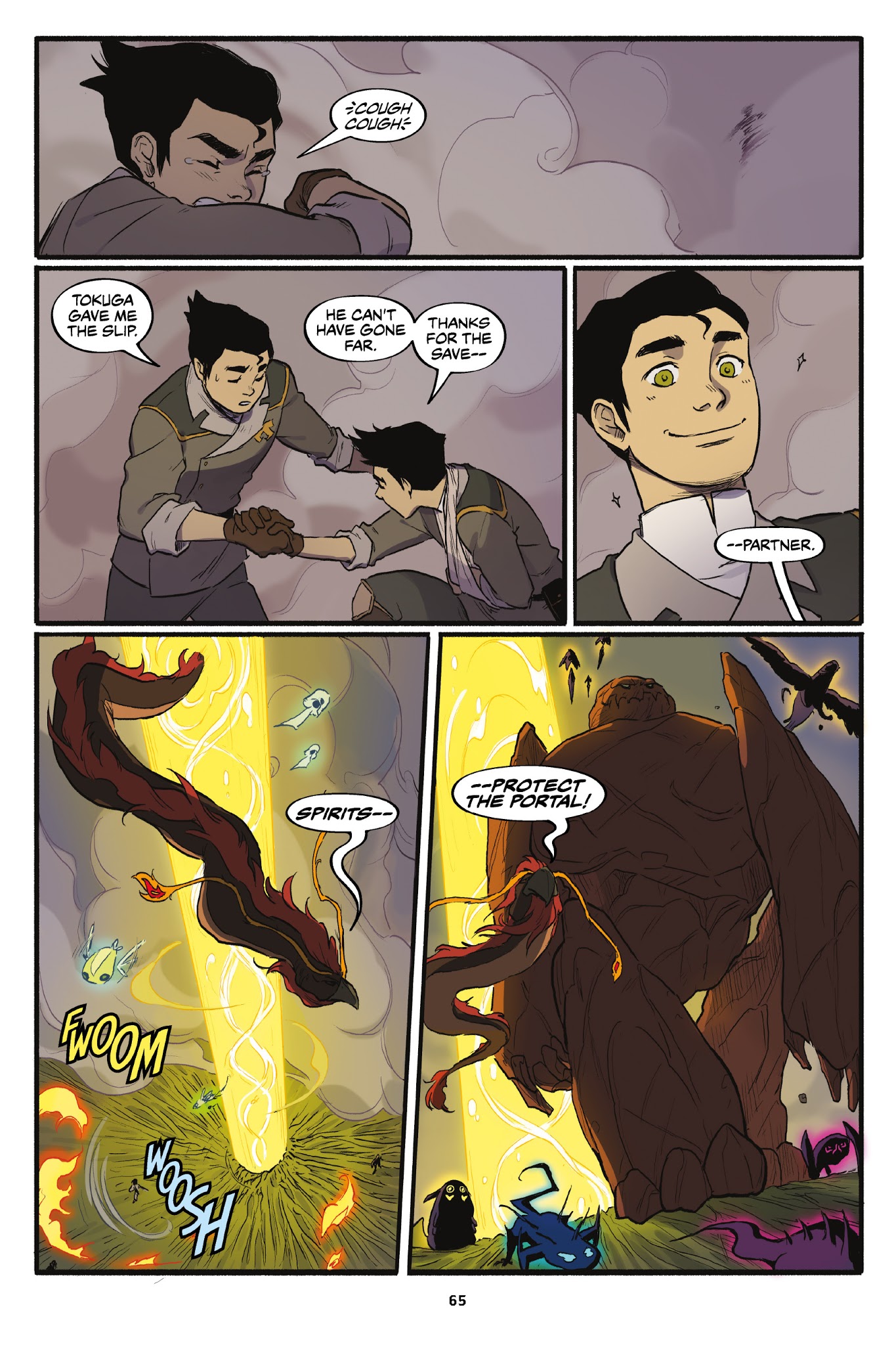 Read online Nickelodeon The Legend of Korra – Turf Wars comic -  Issue #1 - 66