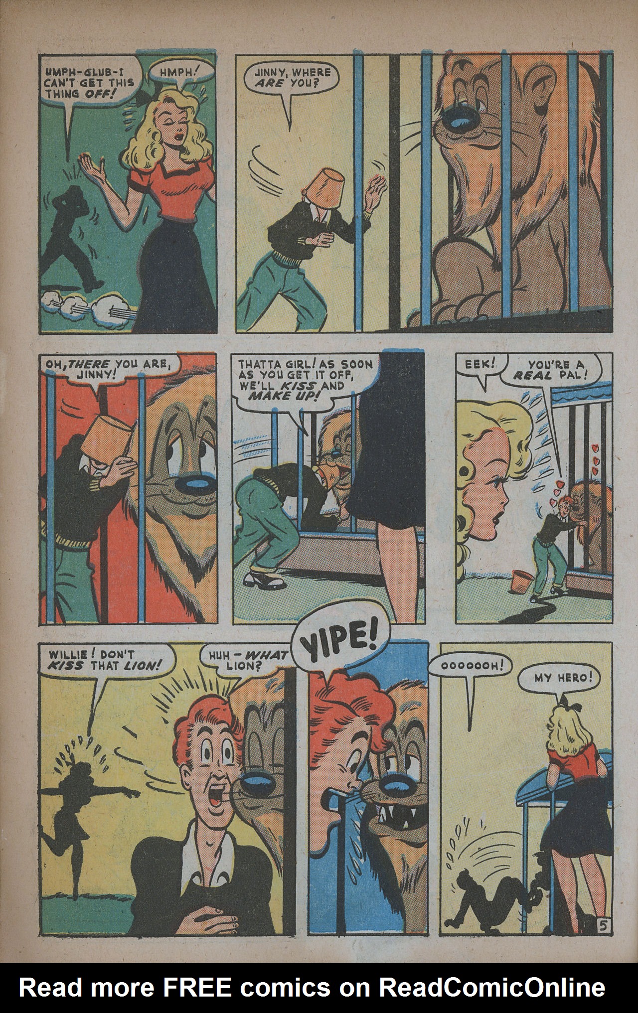 Read online Willie Comics (1946) comic -  Issue #13 - 14