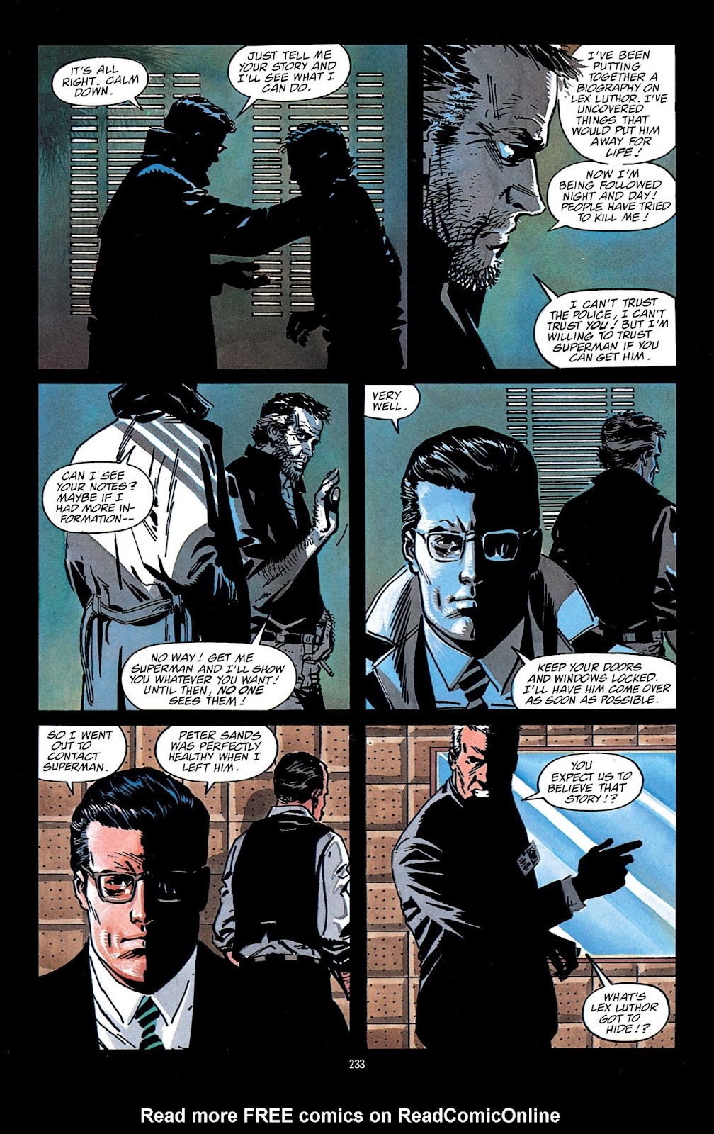 Superman: President Luthor issue TPB - Page 222