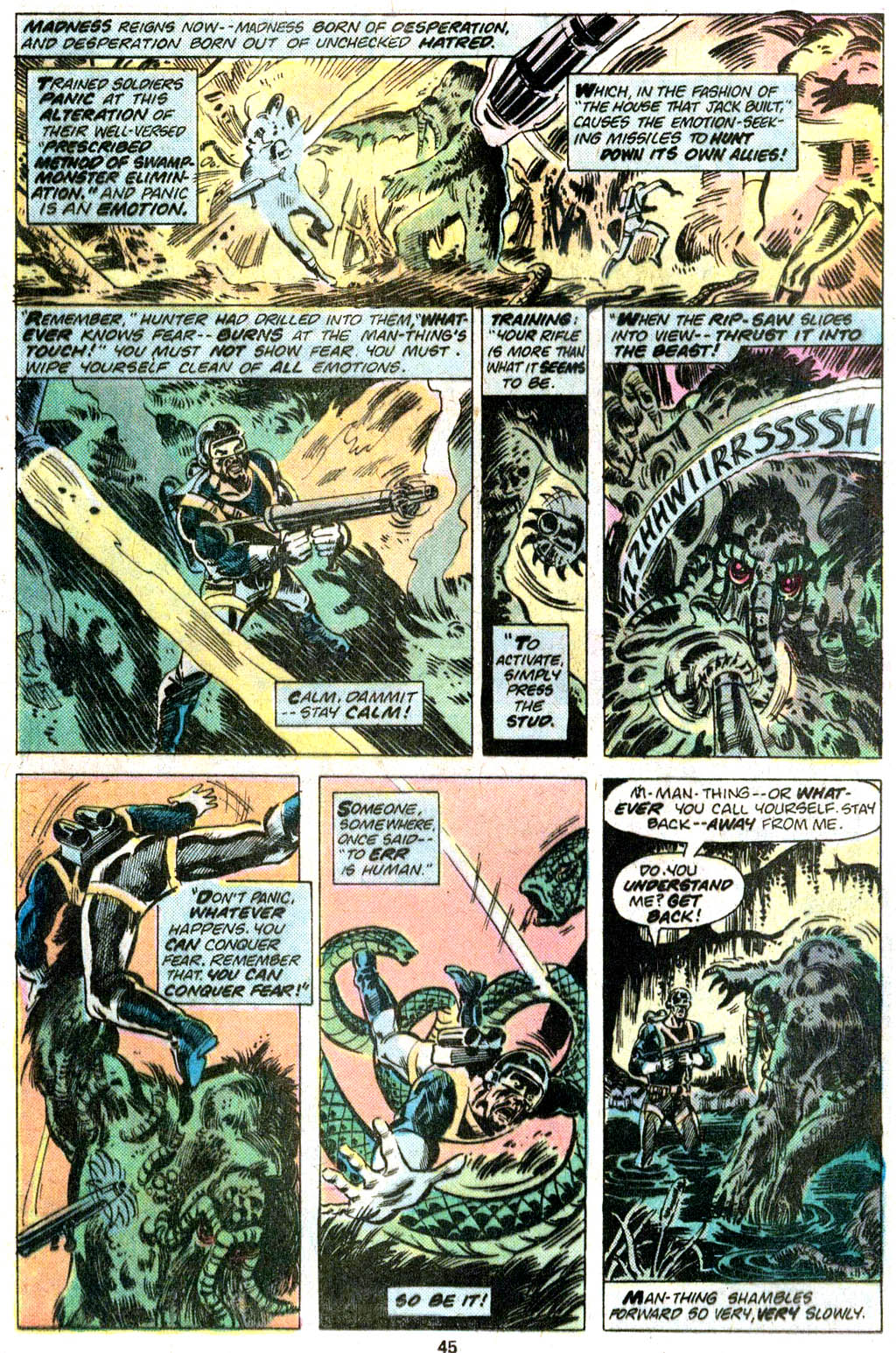 Read online Giant-Size Man-Thing comic -  Issue #5 - 36