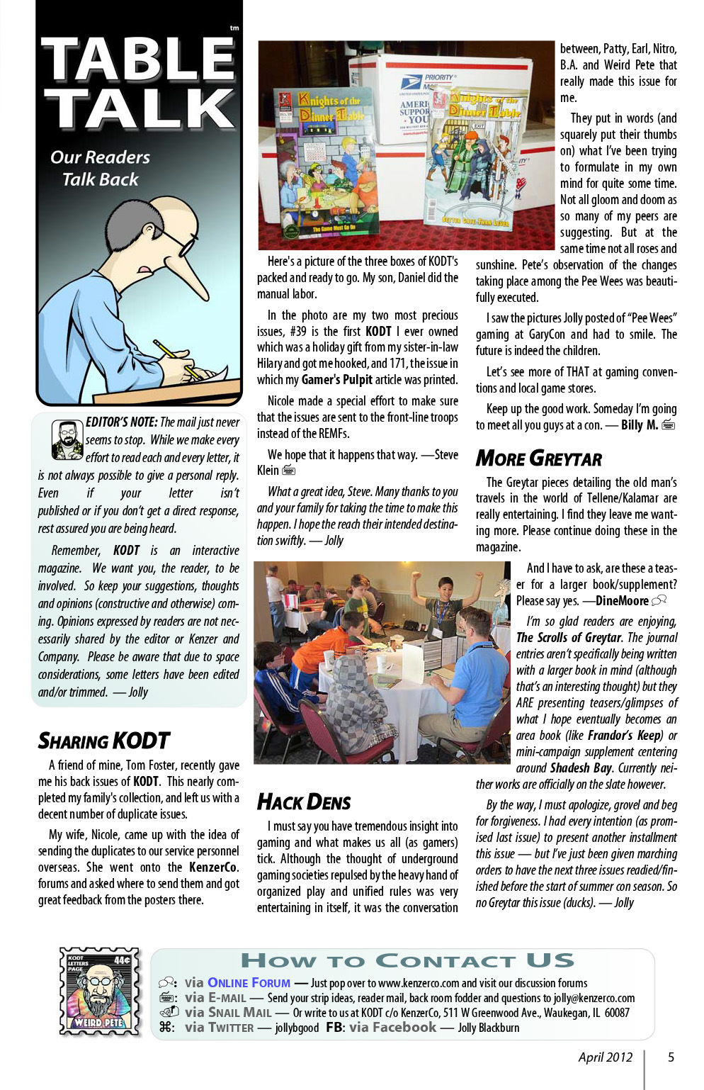 Read online Knights of the Dinner Table comic -  Issue #186 - 7