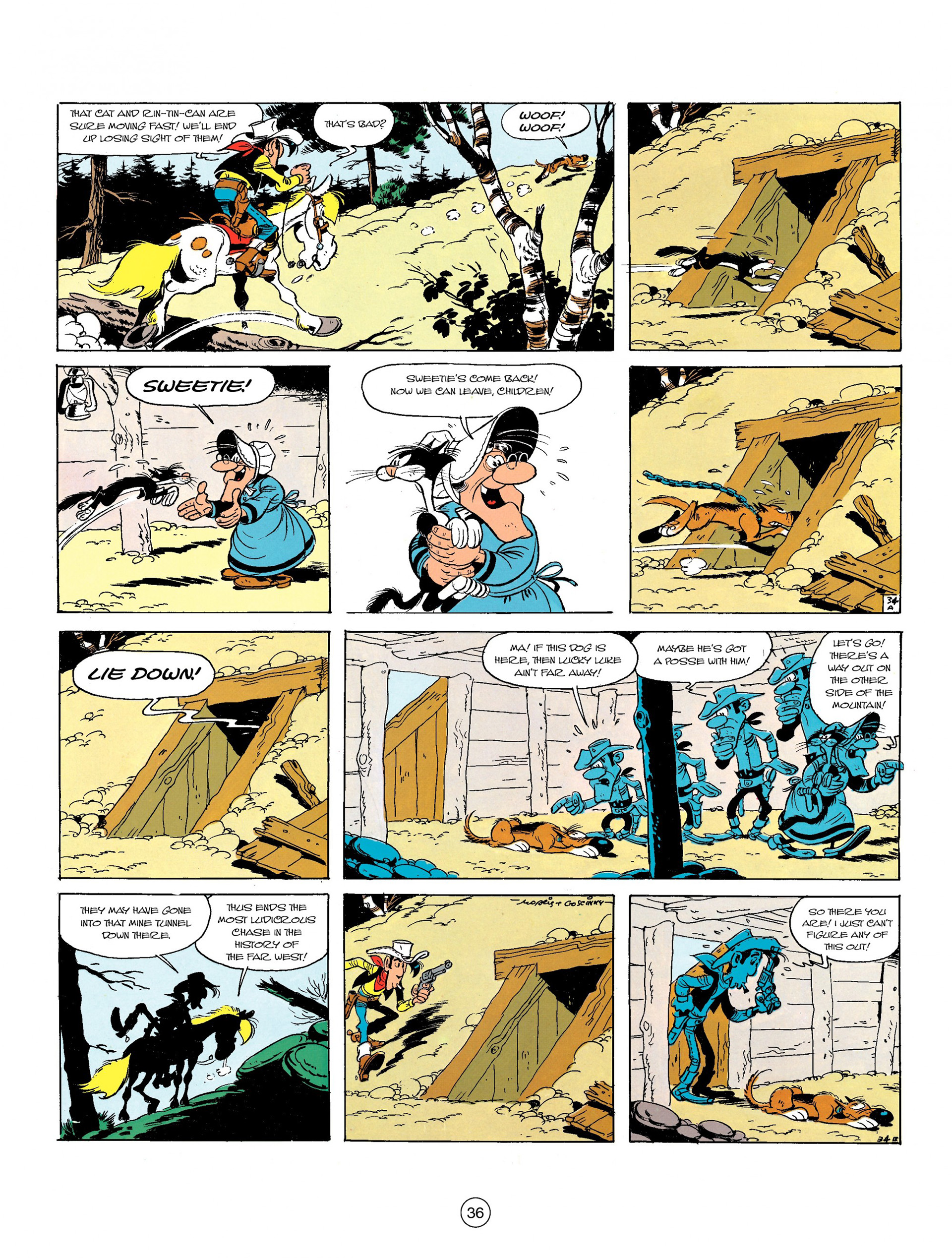 Read online A Lucky Luke Adventure comic -  Issue #6 - 36