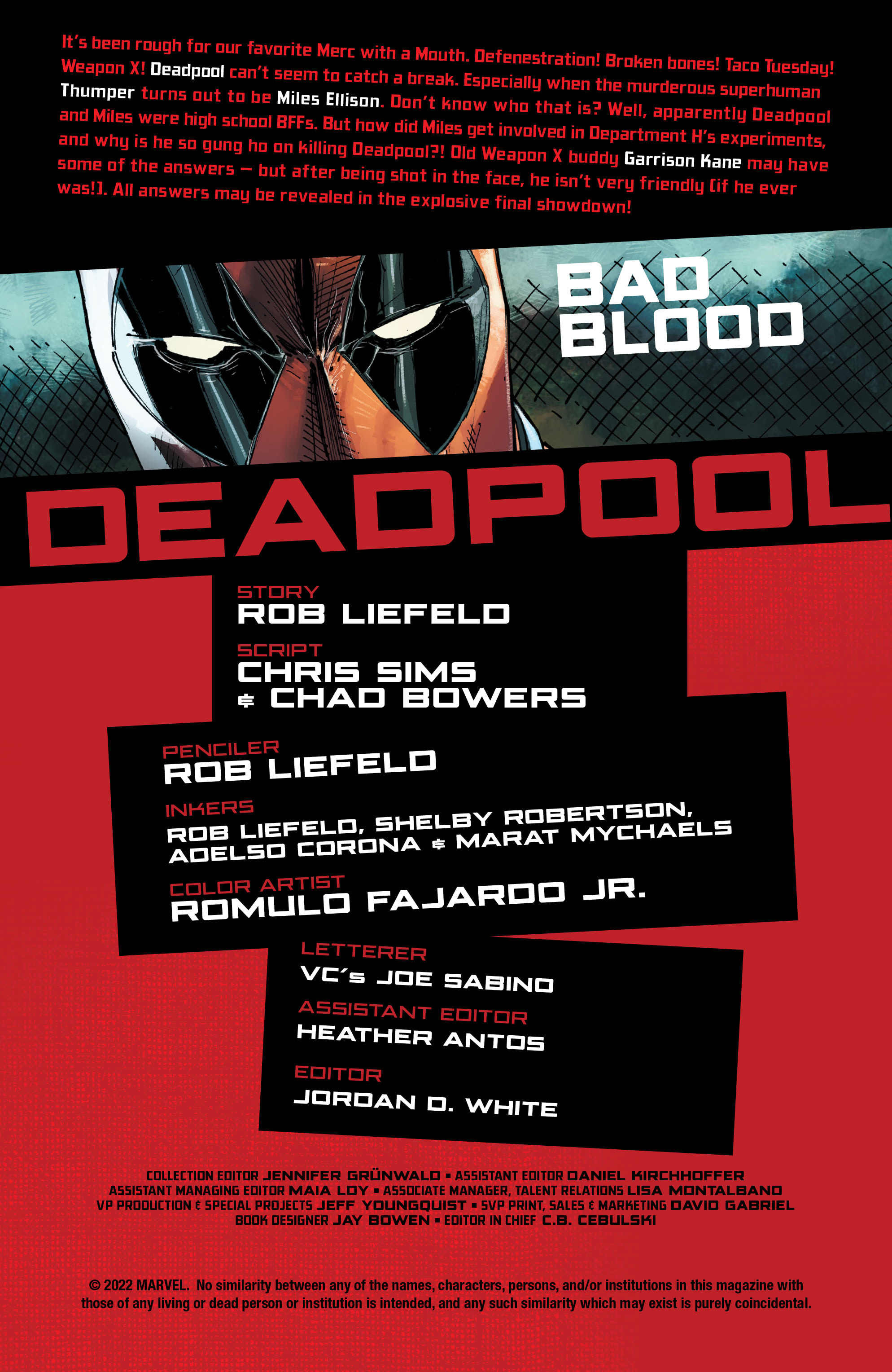 Read online Deadpool: Bad Blood (2022) comic -  Issue #4 - 2