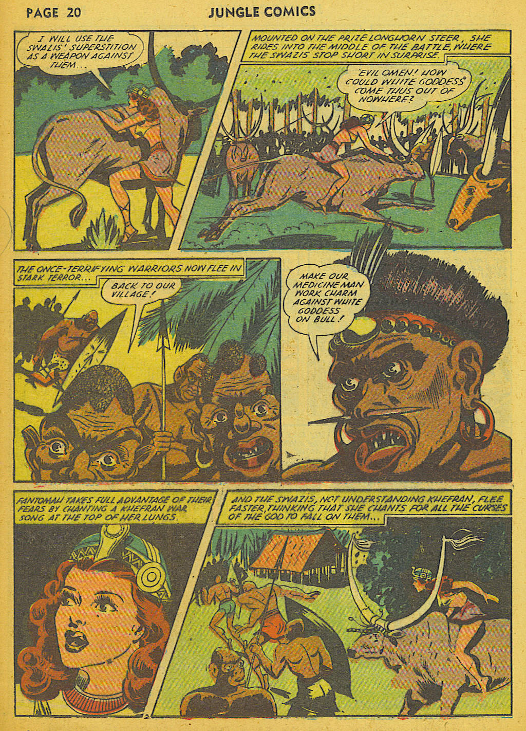Read online Jungle Comics comic -  Issue #36 - 23
