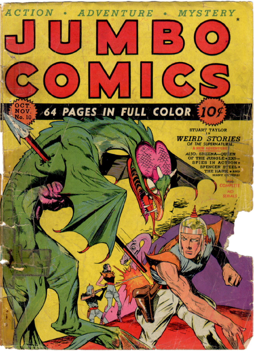 Read online Jumbo Comics comic -  Issue #10 - 1