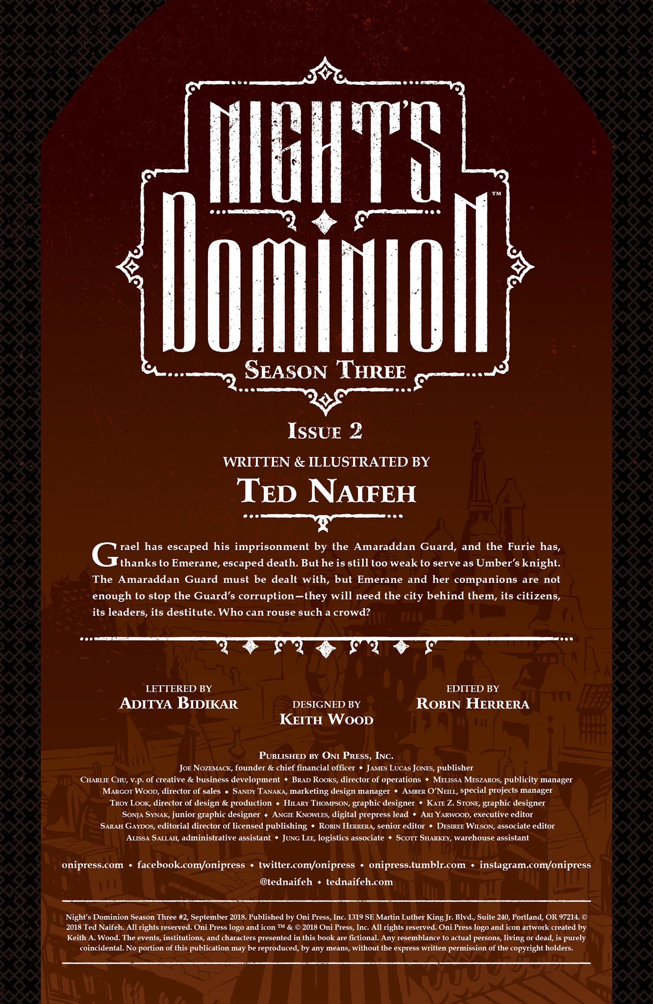 Read online Night's Dominion: Season Three comic -  Issue #2 - 2