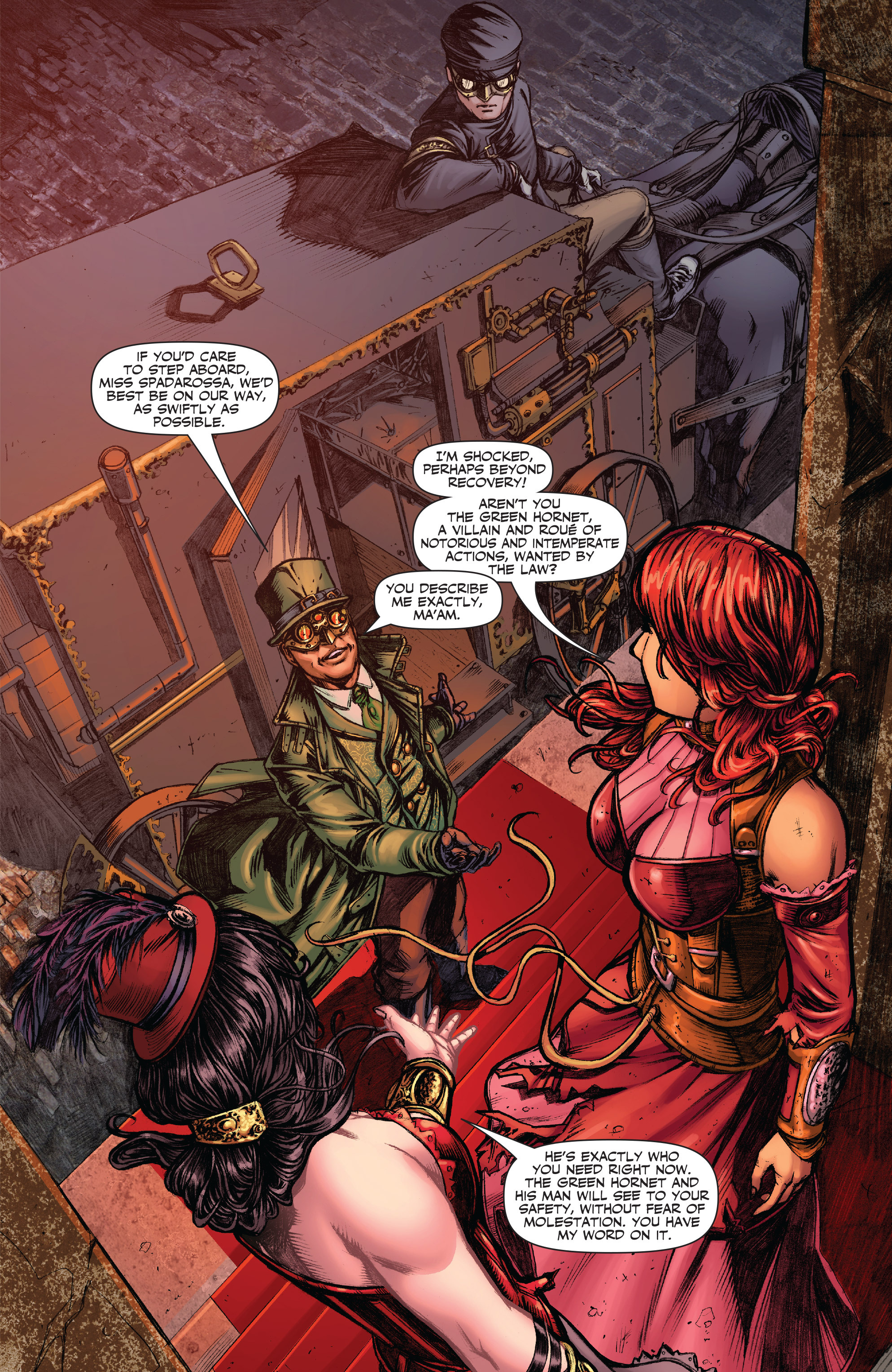 Read online Legenderry: A Steampunk Adventure comic -  Issue #2 - 7
