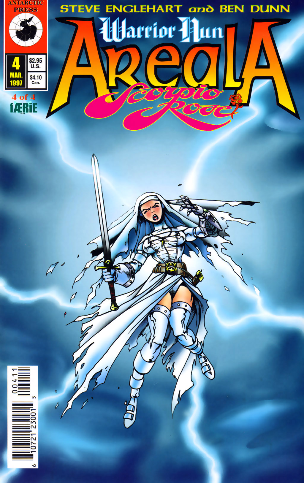 Read online Warrior Nun Areala: Scorpio Rose comic -  Issue #4 - 1