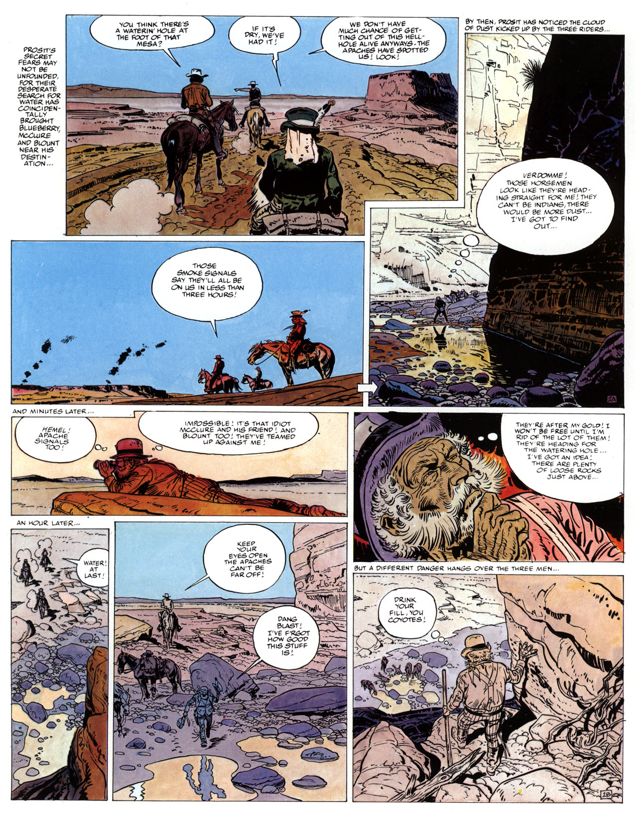 Read online Epic Graphic Novel: Marshal Blueberry comic -  Issue # TPB - 52