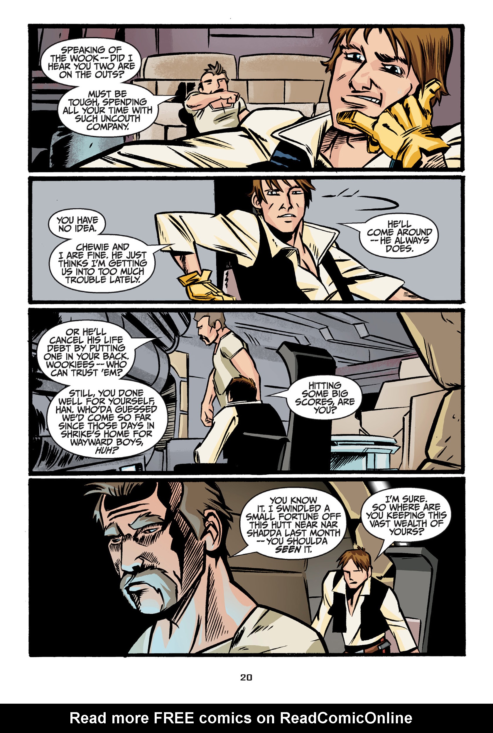 Read online Star Wars Adventures comic -  Issue # Issue Han Solo and the Hollow Moon of Khorya - 22