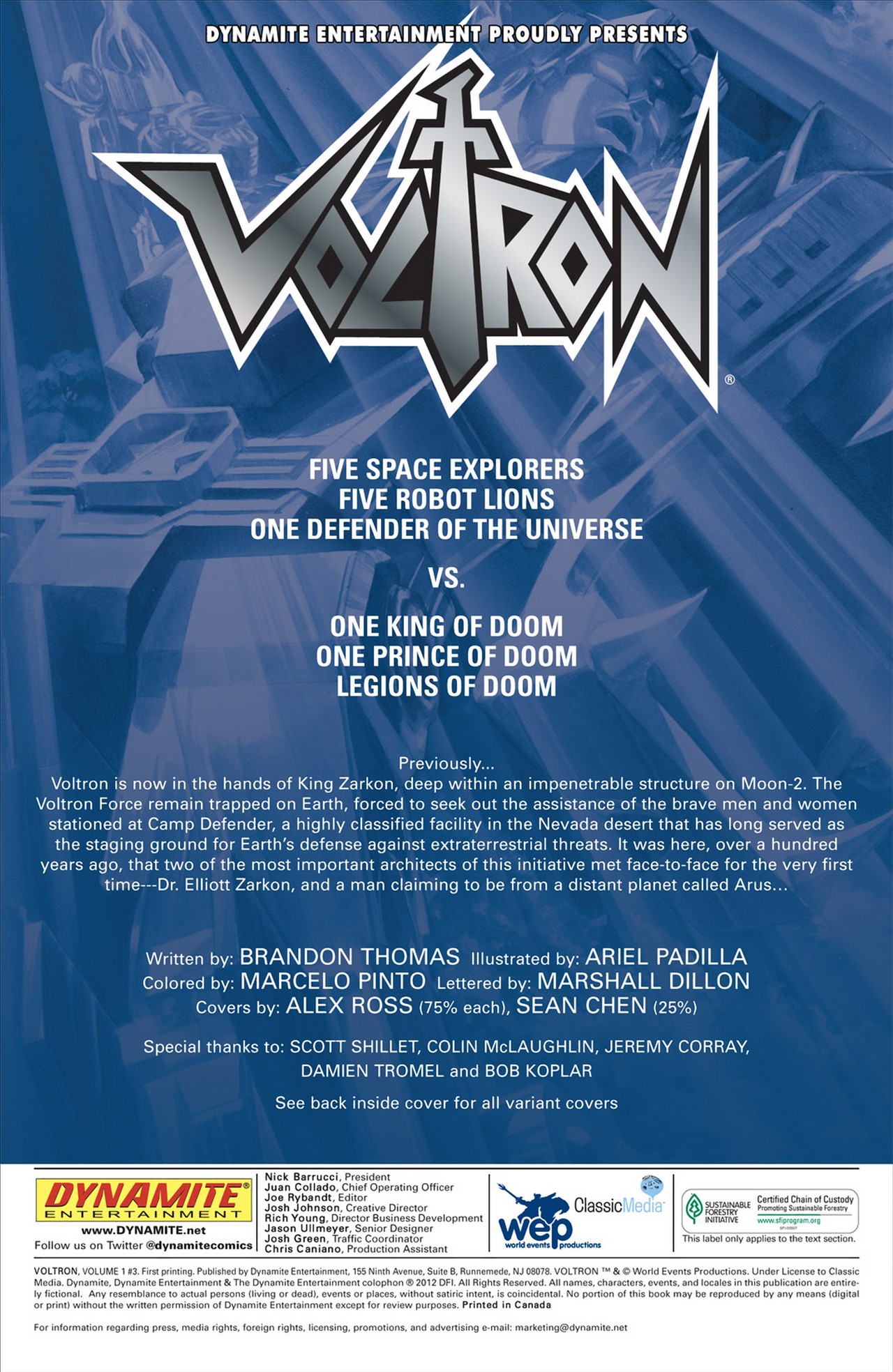 Voltron Issue #3 #3 - English 3
