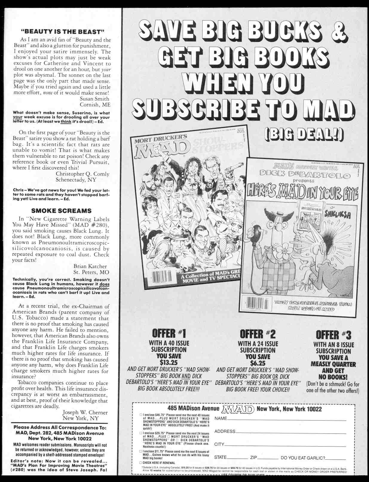 Read online MAD comic -  Issue #282 - 5