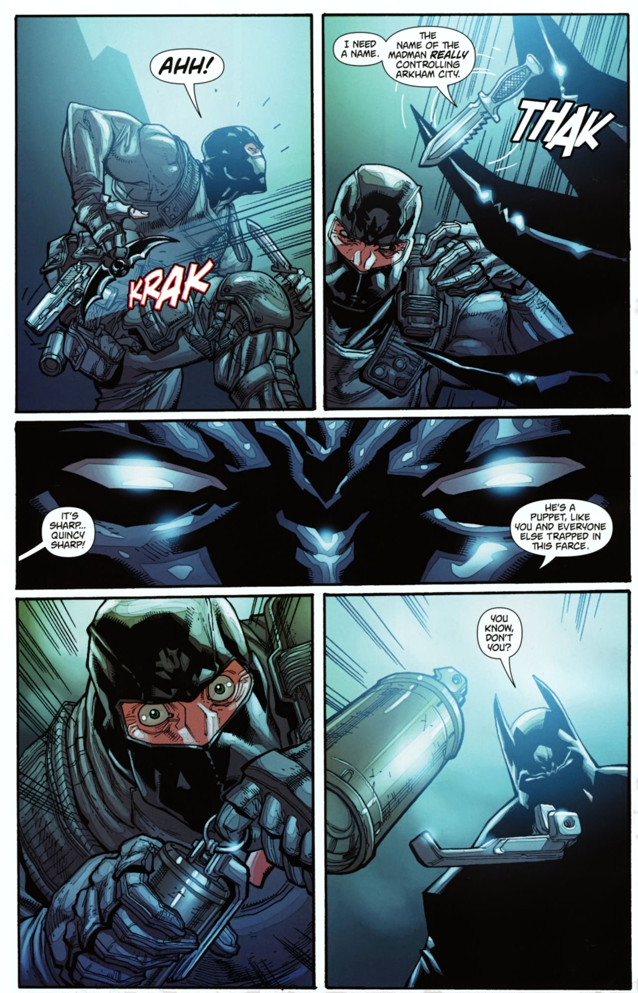 Read online Batman: Arkham City comic -  Issue #4 - 19