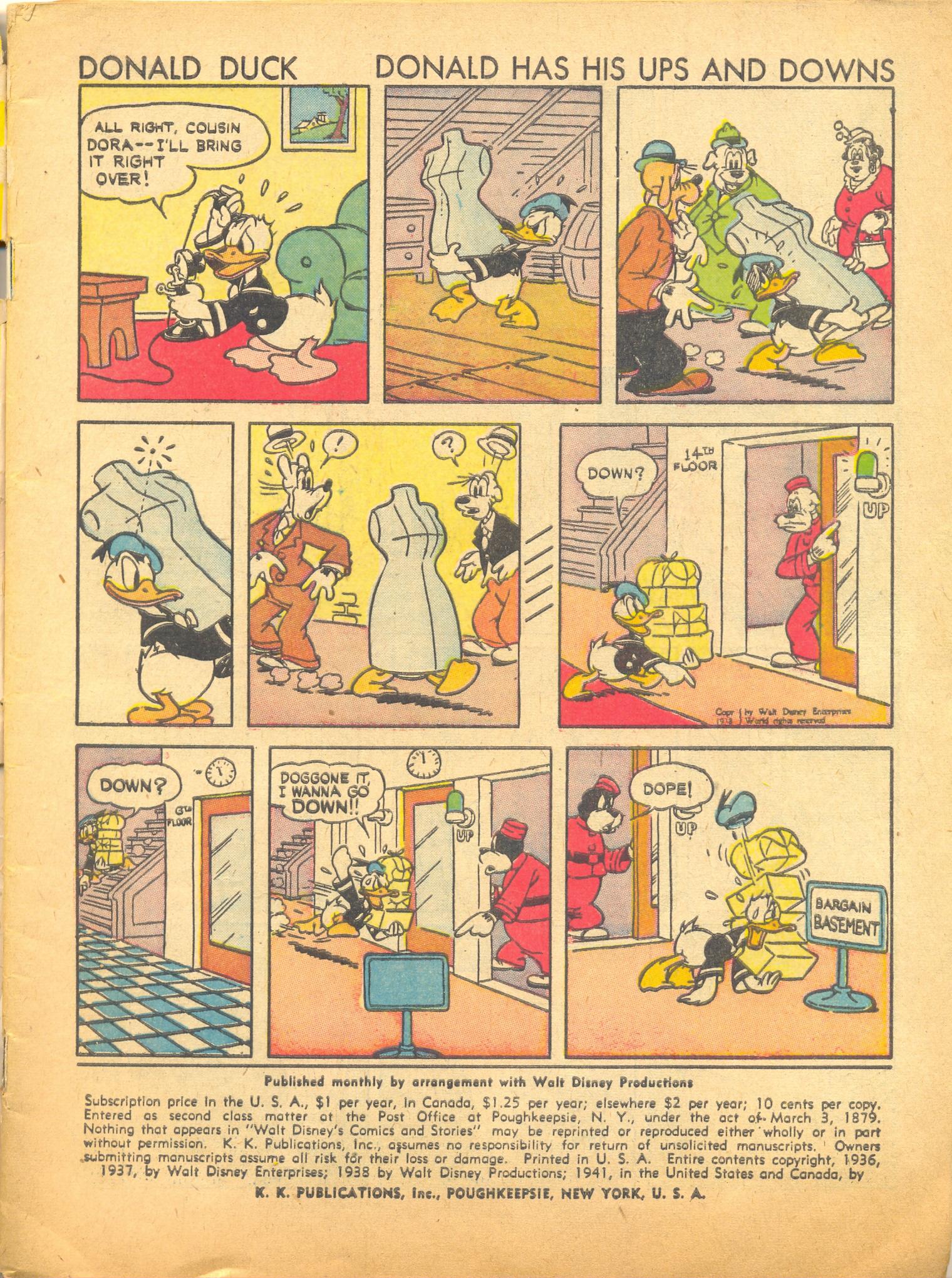 Read online Walt Disney's Comics and Stories comic -  Issue #11 - 3
