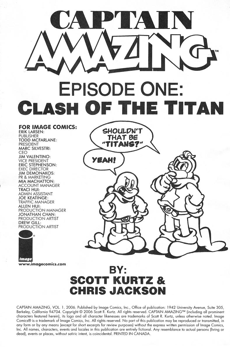 Read online Captain Amazing comic -  Issue # Full - 4