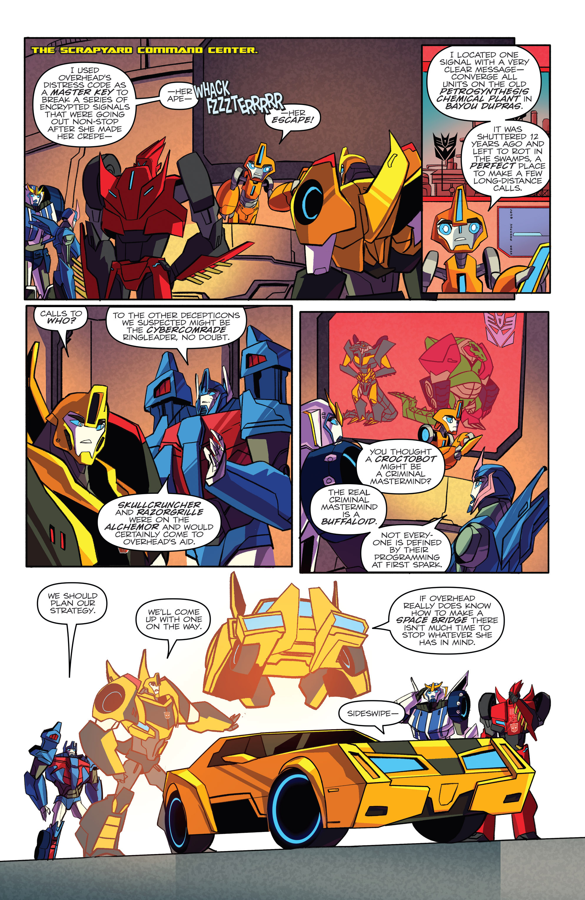 Read online Transformers: Robots In Disguise (2015) comic -  Issue #4 - 12