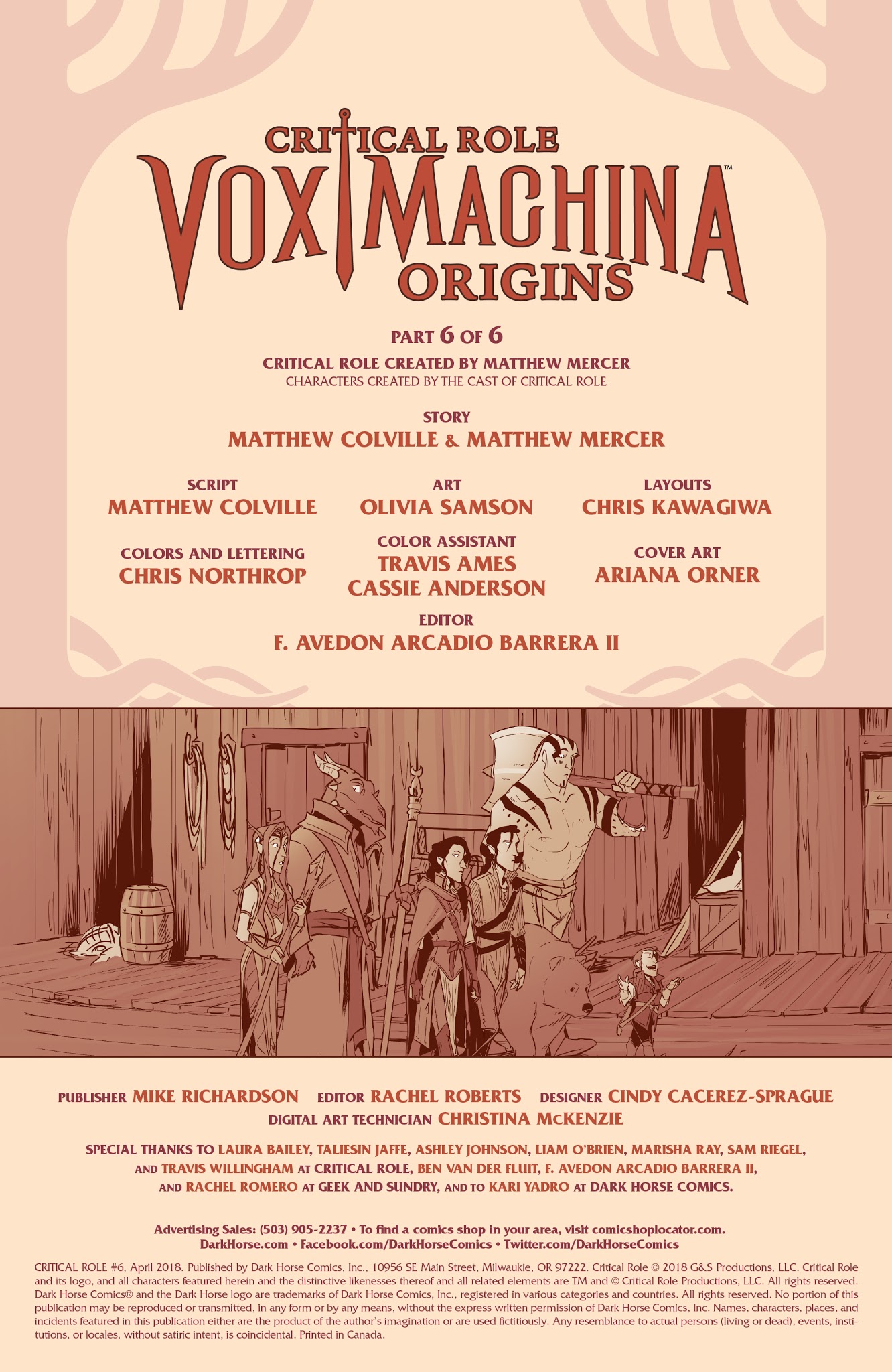 Read online Critical Role comic -  Issue #6 - 2