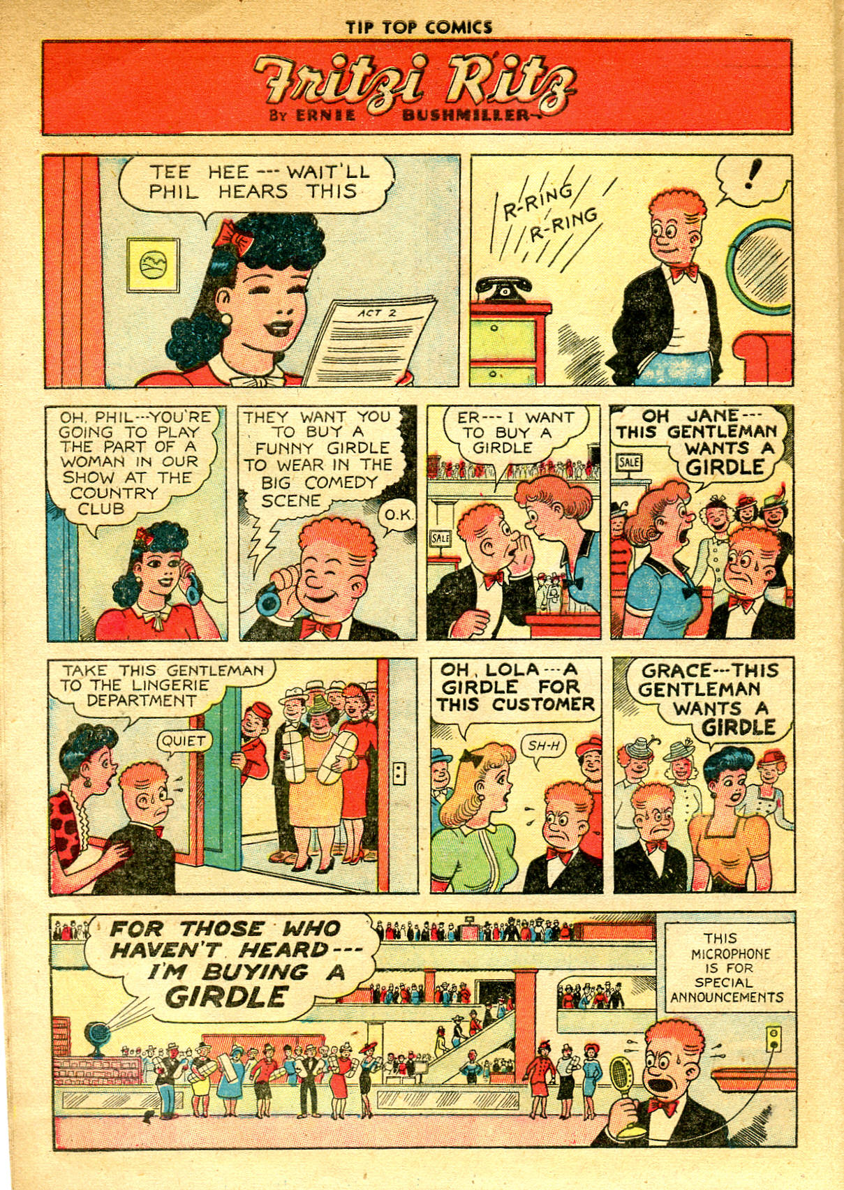 Read online Tip Top Comics comic -  Issue #133 - 8