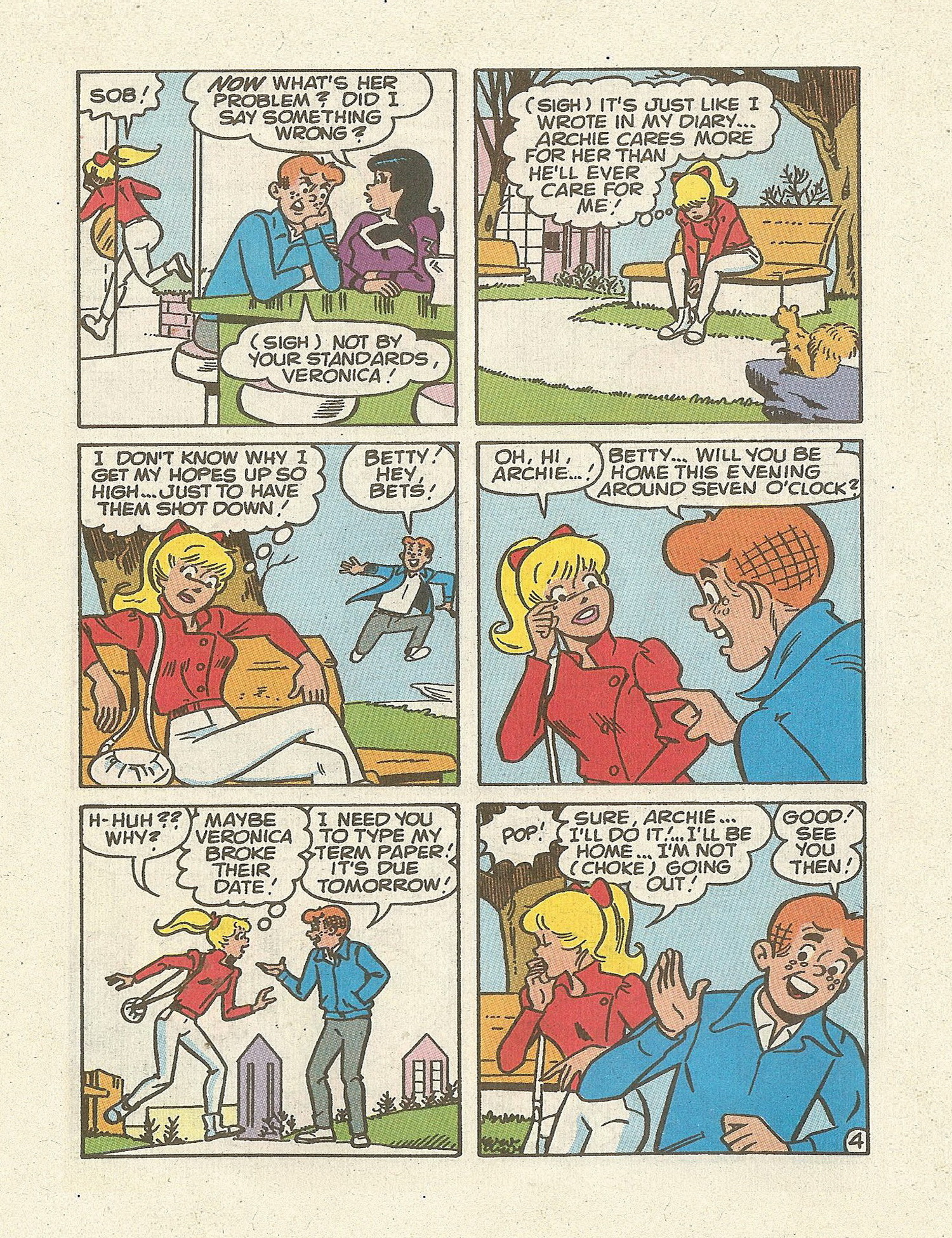 Read online Betty and Veronica Digest Magazine comic -  Issue #70 - 48