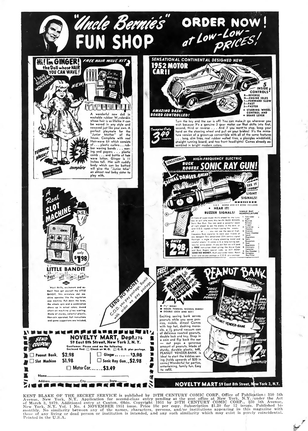 Read online Kent Blake of the Secret Service comic -  Issue #4 - 2